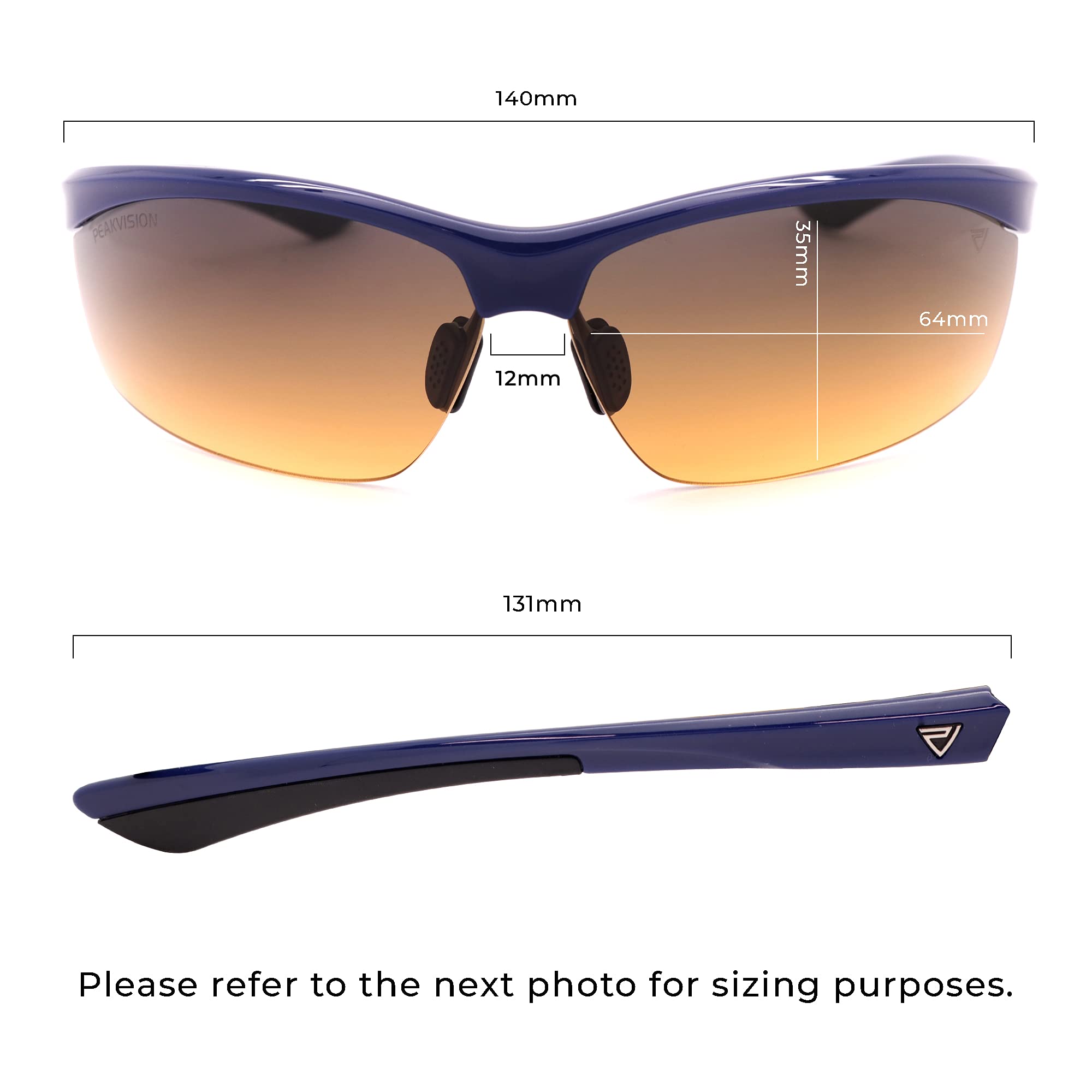 GX5 Unisex Non-Polarized Golf Sunglasses with UV Protection - Lightweight Sports Eyewear for Golfing, Driving, Cycling & Outdoor Activities