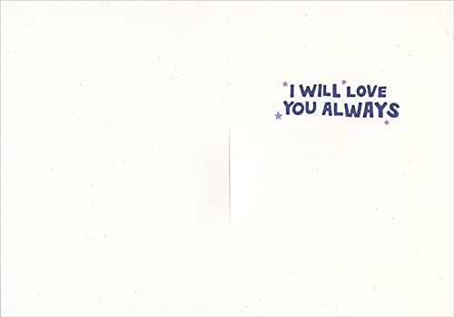 Romantic Love Greeting Card with Sun, Moon & Stars Design - E.E. Cummings Quote - Perfect for Anniversaries, Valentine's Day & Special Occasions