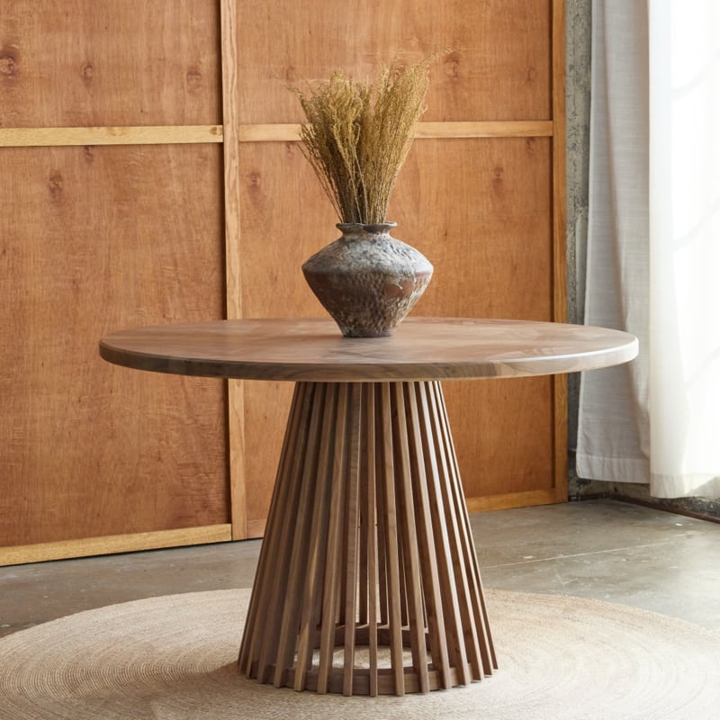 Eco-Friendly Zero Waste Round Table - Sustainable Dining & Kitchen Accessory for Home, Office & Outdoor Gatherings