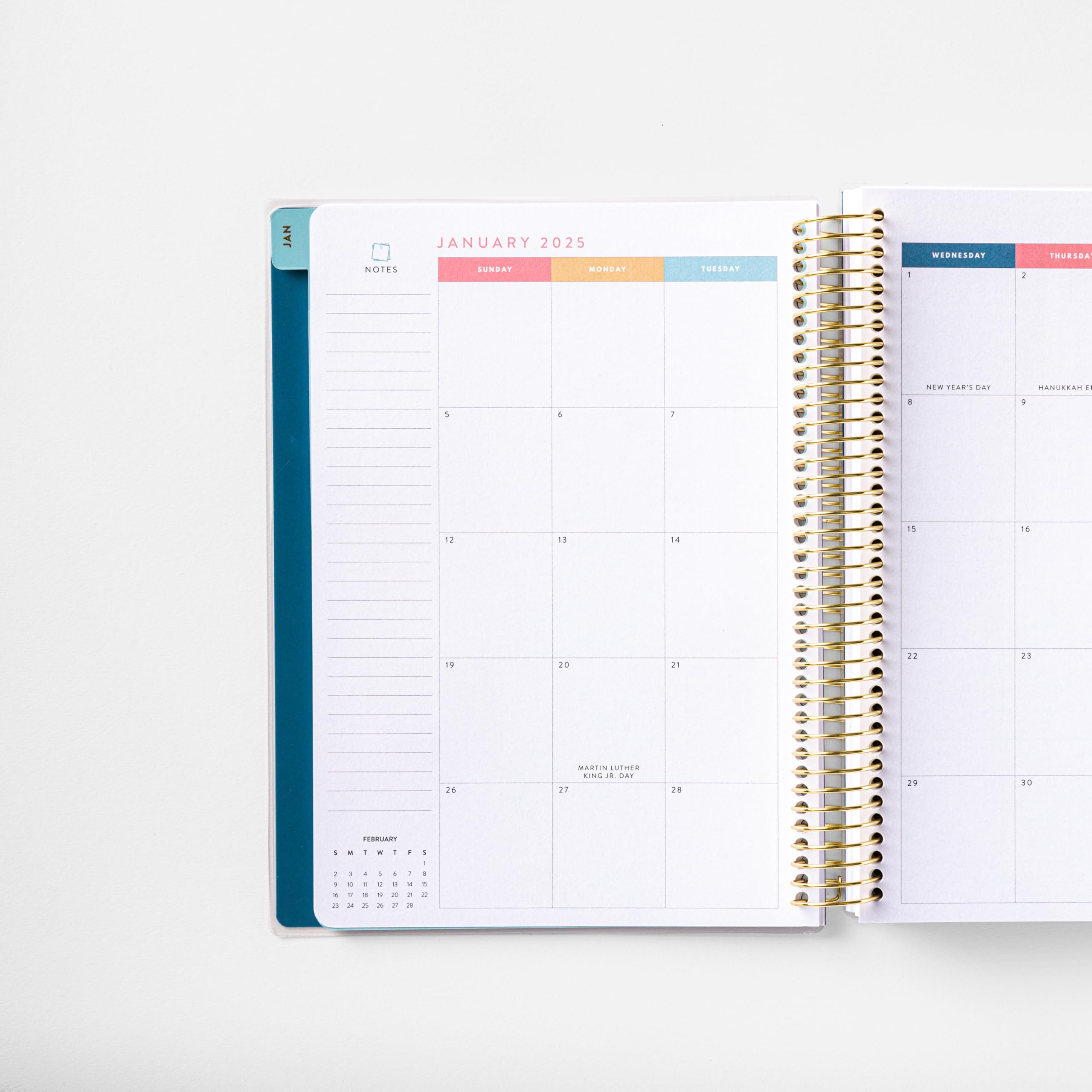 2025 Home Planner with Scripture - Work from Home Organizer with Stickers, Daily Checklist & Monthly Budget Worksheets | Coil Bound, Laminated Cover | Perfect for Daily Planning, Budget Tracking & Vacation Prep