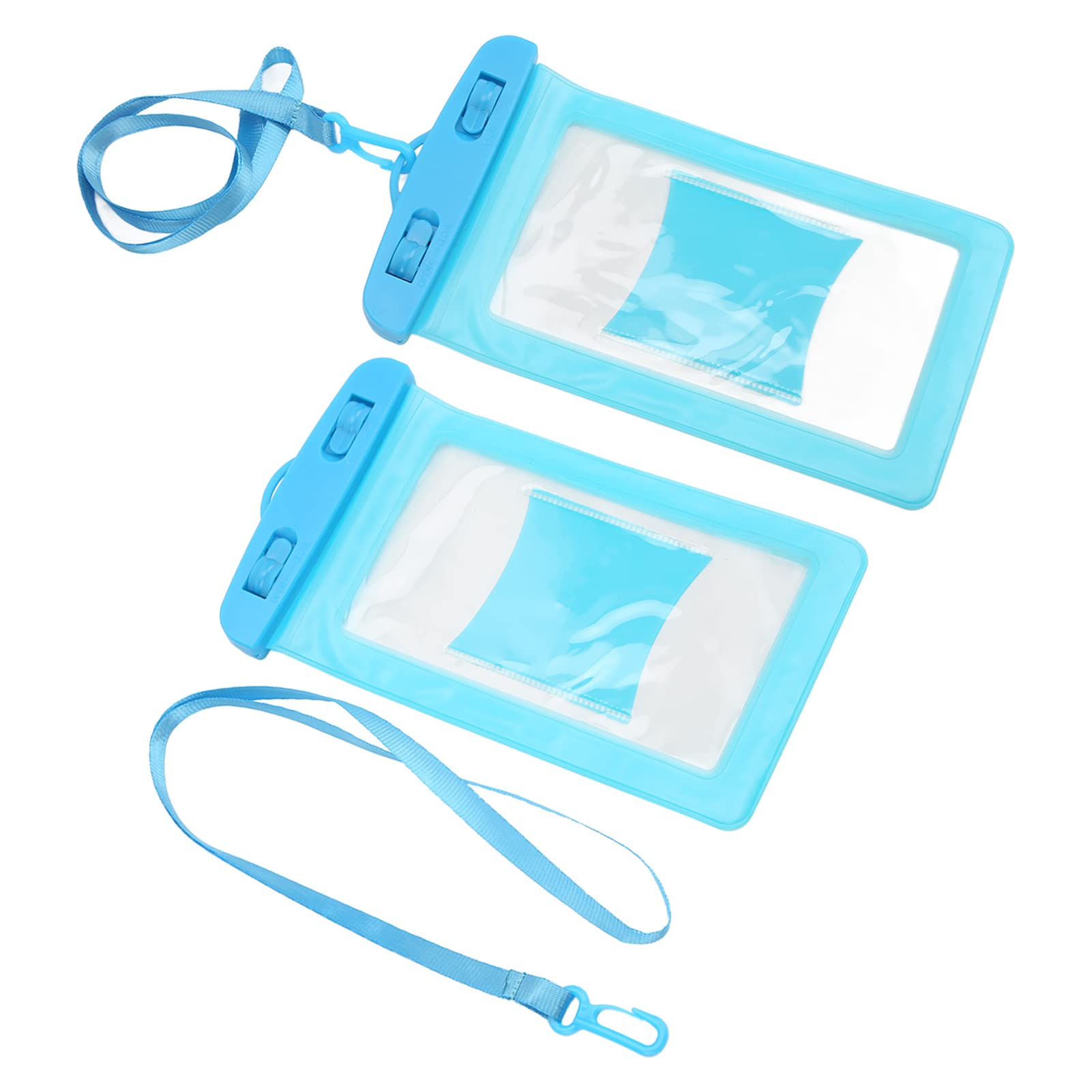 Uxsiya Universal PVC Transparent Waterproof Phone Pouch - Sensitive Touch Screen Case for Swimming, Beach, Kayaking & Outdoor Water Activities