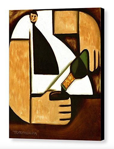Tommervik The Bartender Canvas Print - Bartending Art Wall Decor for Bartenders, Tavern & Bar Gifts - Perfect for Home, Office & Pub Decor
