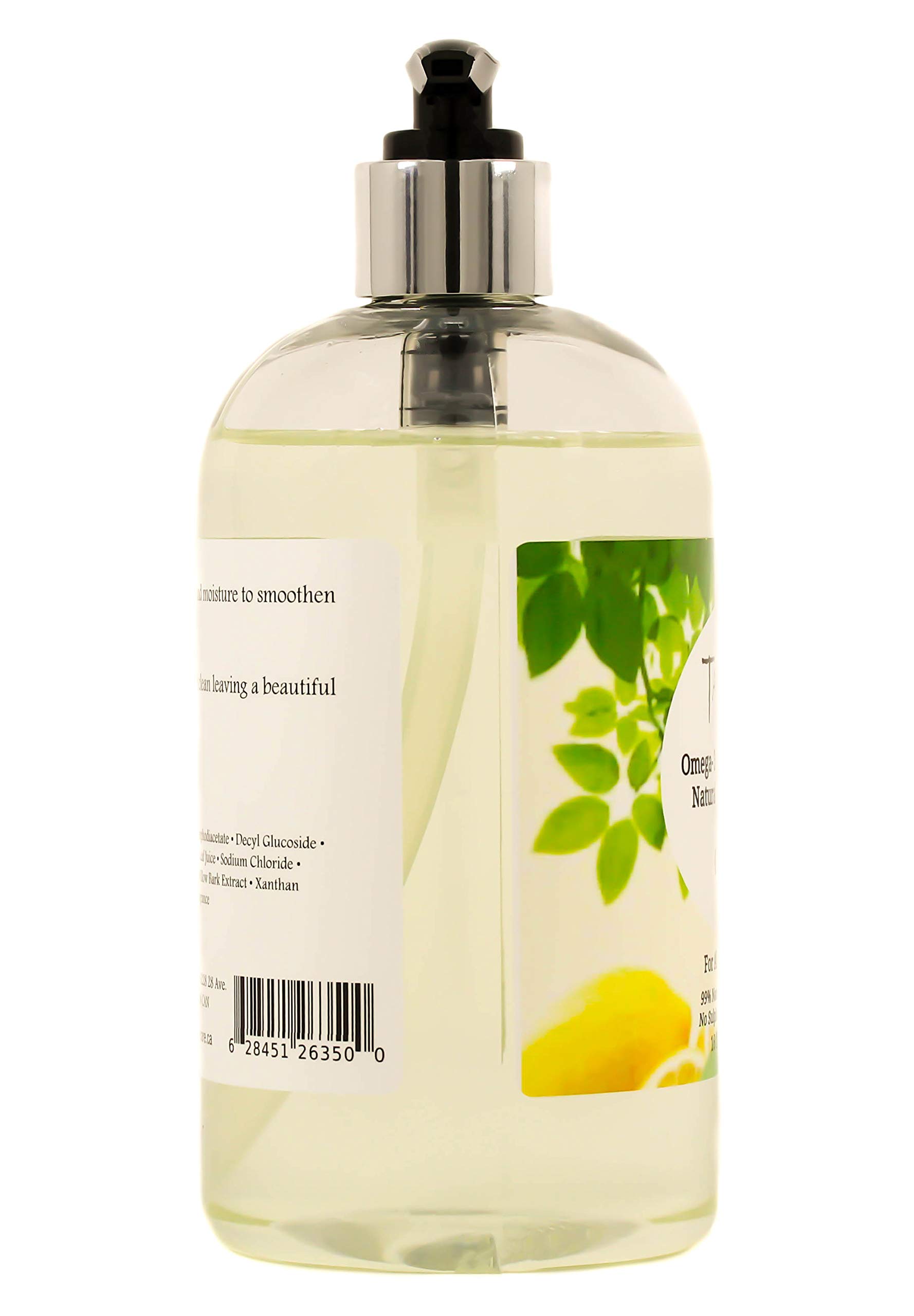 Premium Natural Omega-3 Hemp & Aloe Olive Body Wash for Soft Smooth Skin - 16 fl oz | Infused with Hemp Seed Oil, Aloe Juice, Chamomile & Willow Bark Extract | Hydrating & Soothing for Dry, Sensitive Skin | Perfect for Daily Shower & Spa Relaxation