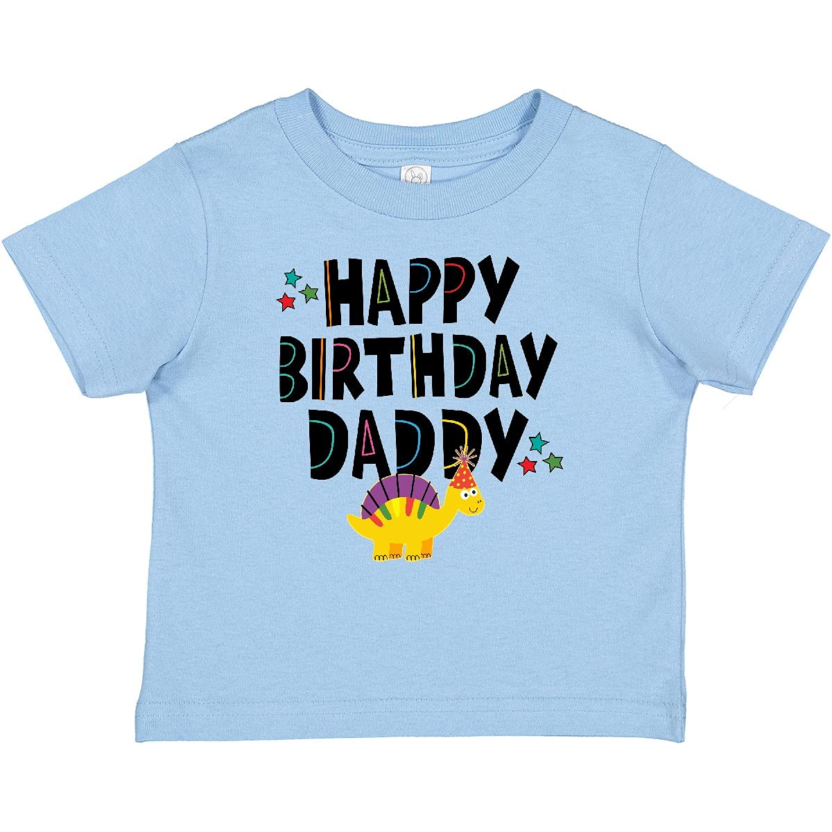 Inktastic Happy Birthday Daddy Baby T-Shirt - Cute Birthday Outfit for Kids & Toddlers - Perfect for Birthday Parties, Family Celebrations & Photo Shoots