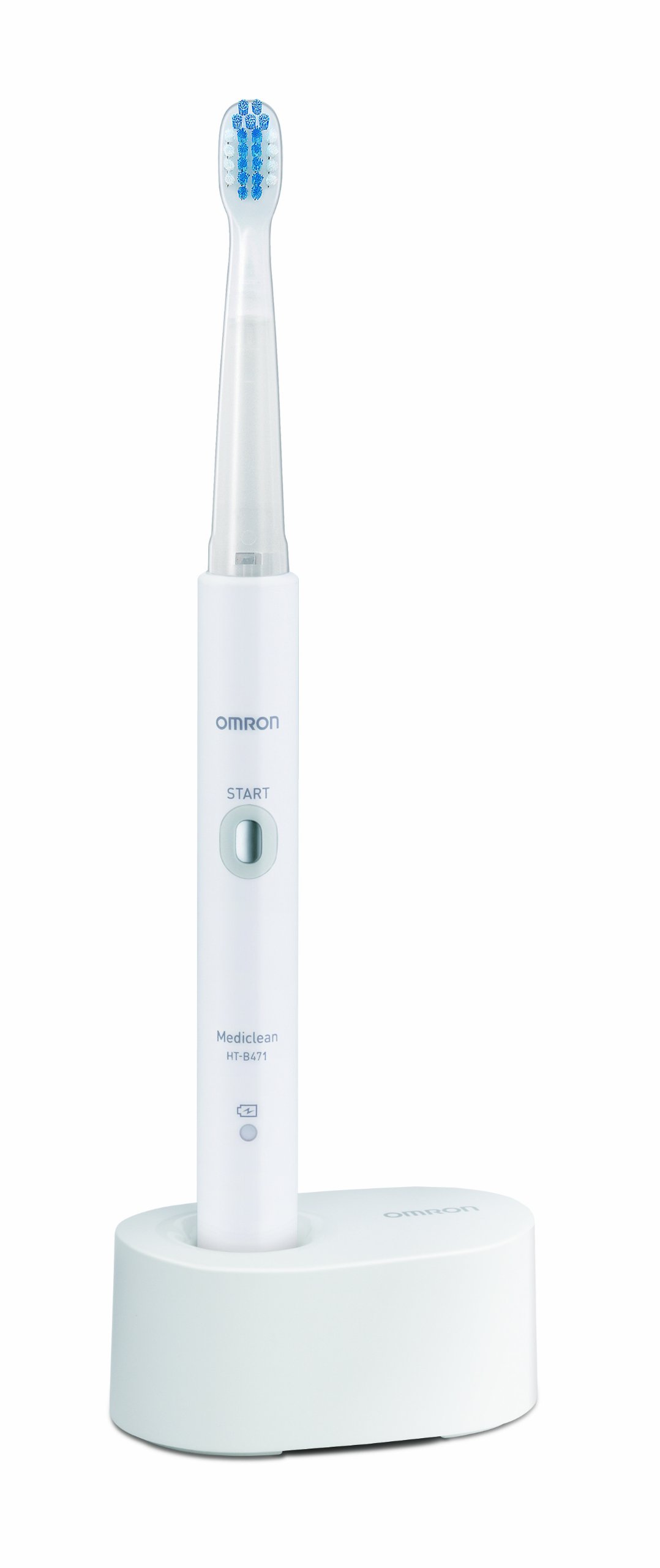 Omron HT-B471-W Electric Toothbrush - Advanced Sonic Cleaning Technology, White | Perfect for Travel, Home & Daily Oral Care