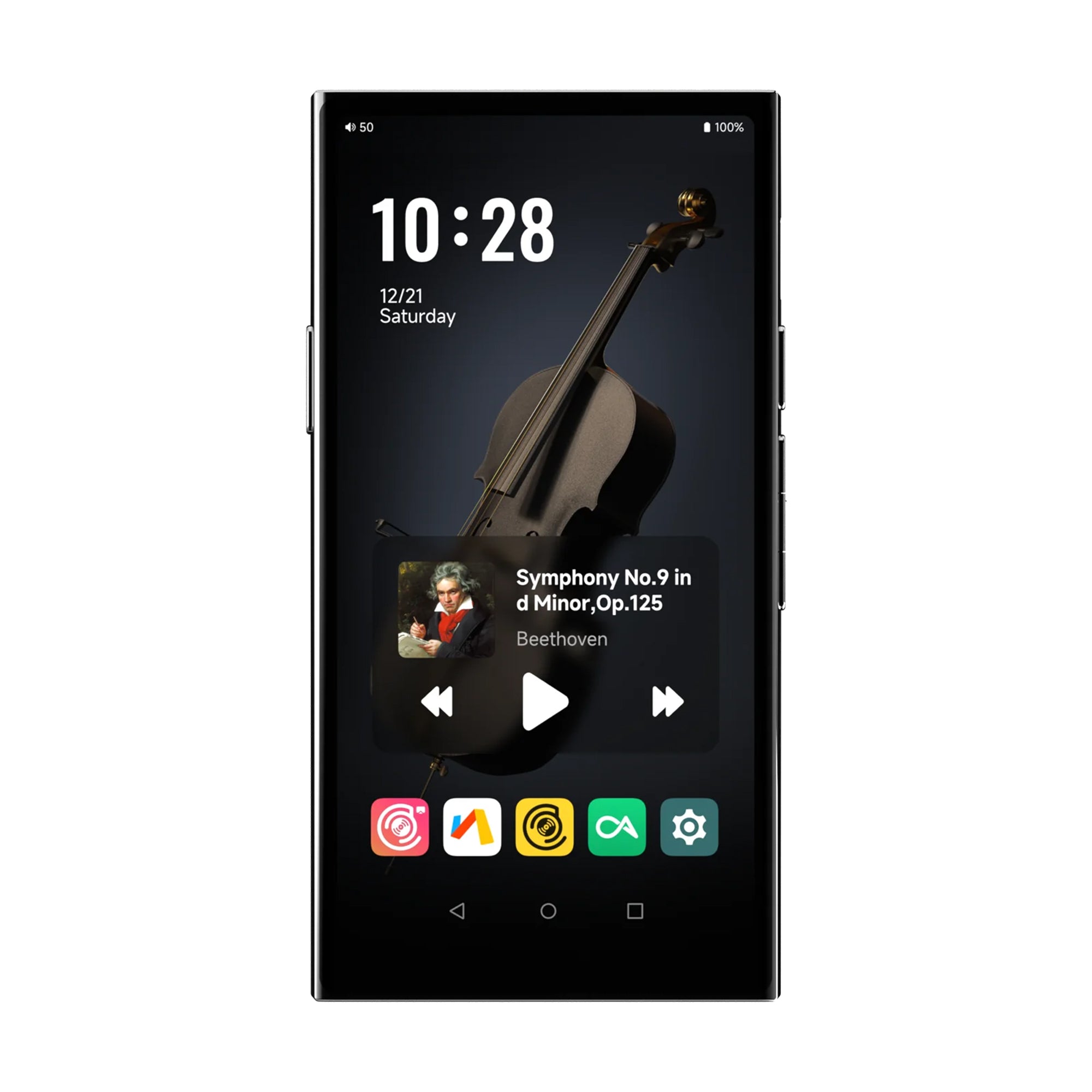 HiBy R8 II High End Digital Audio Player - Premium Portable Music Player with Hi-Res Audio Support for Audiophiles & Music Lovers - Perfect for Travel, Commuting, and Home Listening