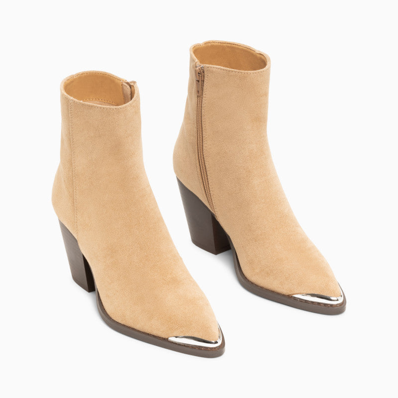 Jenn Women's Western Cowboy Boots in Beige - Stylish & Comfortable for Country Rides, Rodeos & Casual Outings