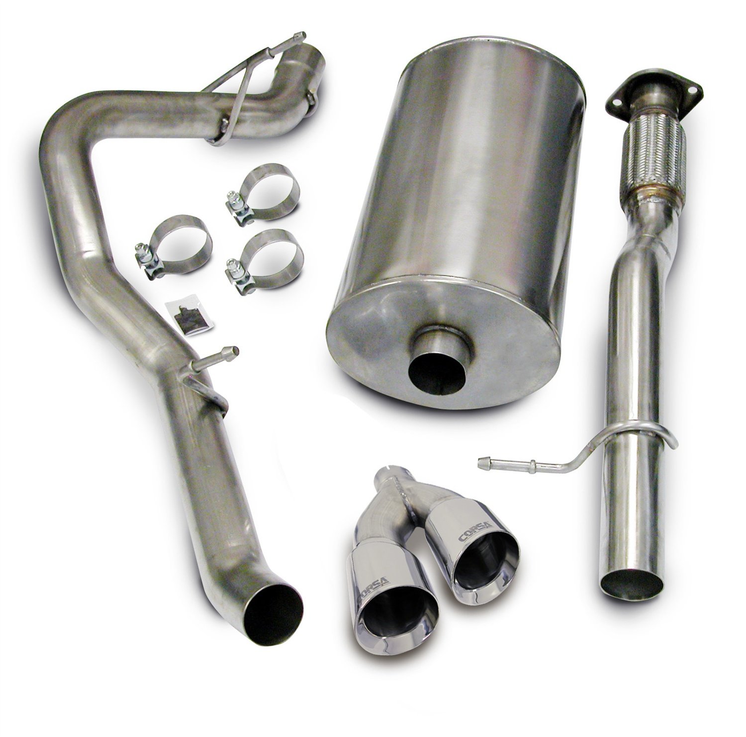 CORSA 14914 Performance Cat-Back Exhaust System for Enhanced Sound & Power - Perfect for Muscle Cars, Trucks & Off-Road Vehicles