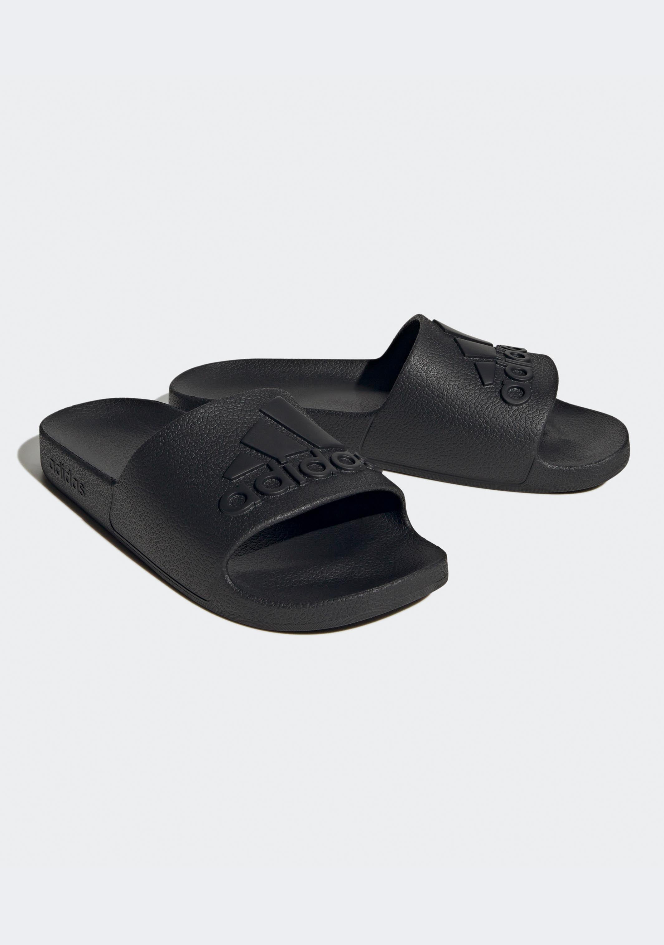 Adidas Men's Adilette Aqua Slides - Comfortable Waterproof Pool Sandals for Beach, Shower & Gym | Lightweight Quick-Dry Slides for Men