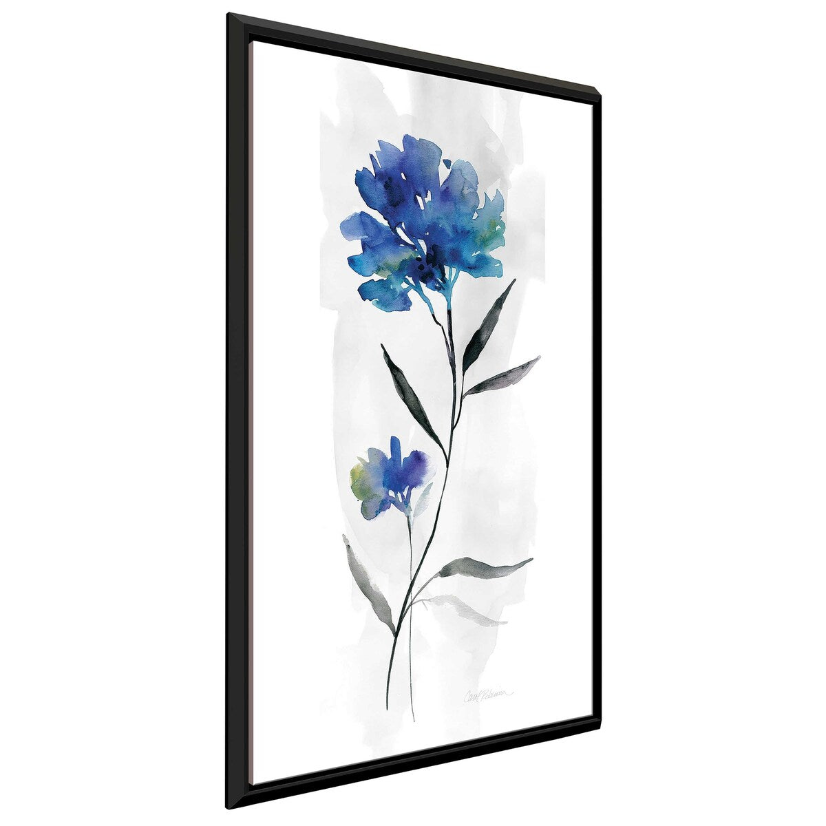 Beautiful Blue II by Carol Robinson - Floating Canvas Wall Art Print - Modern Home & Office Decor for Living Room, Bedroom, or Gallery Display