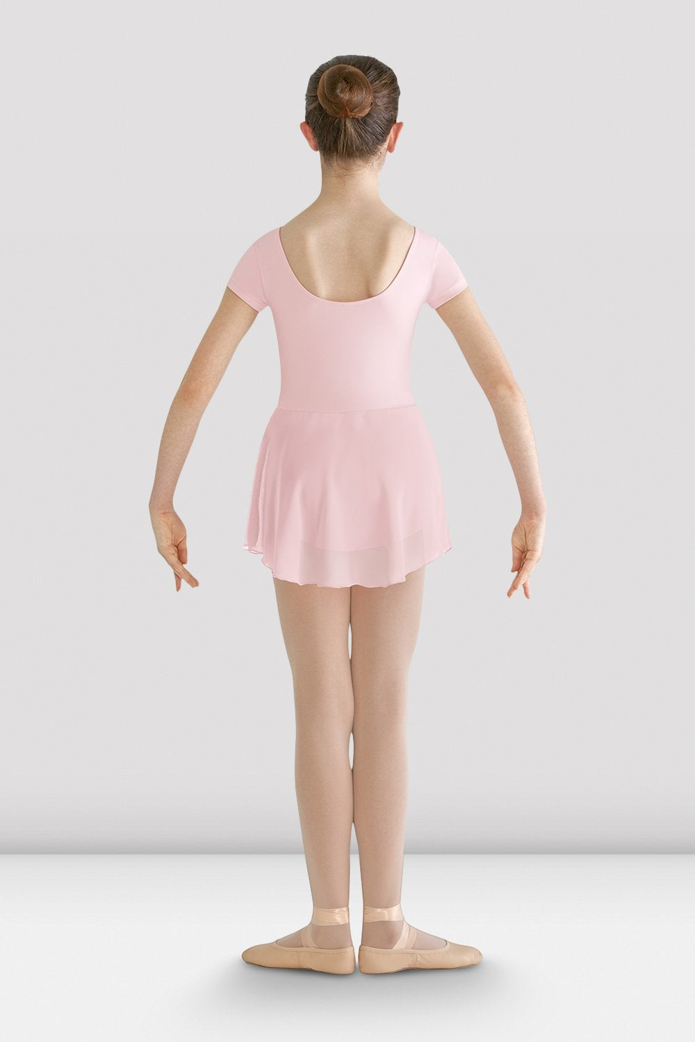 Prisha Girls' Short Sleeve Skirted Leotard - Ballet Dancewear for Toddlers & Kids - Perfect for Ballet Class, Recitals & Dance Performances