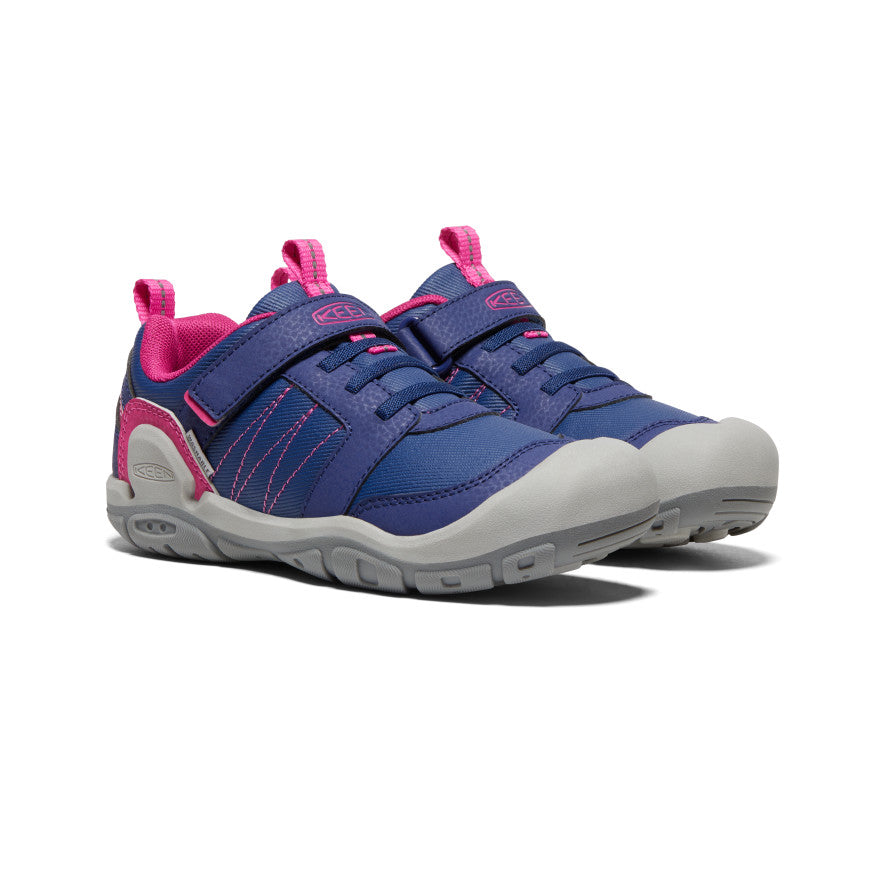 Big Kids' Knotch Peak Sneakers - Blue Depths/Pink Peacock | Comfortable Running Shoes for Boys & Girls | Perfect for School, Play & Outdoor Activities