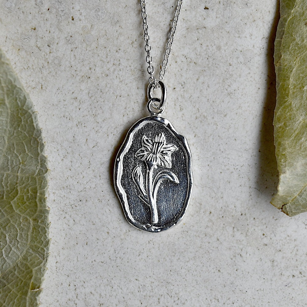 Flower of the Month Charm Necklace - Birth Month Floral Pendant Jewelry for Women - Perfect Gift for Birthday, Anniversary & Special Occasions