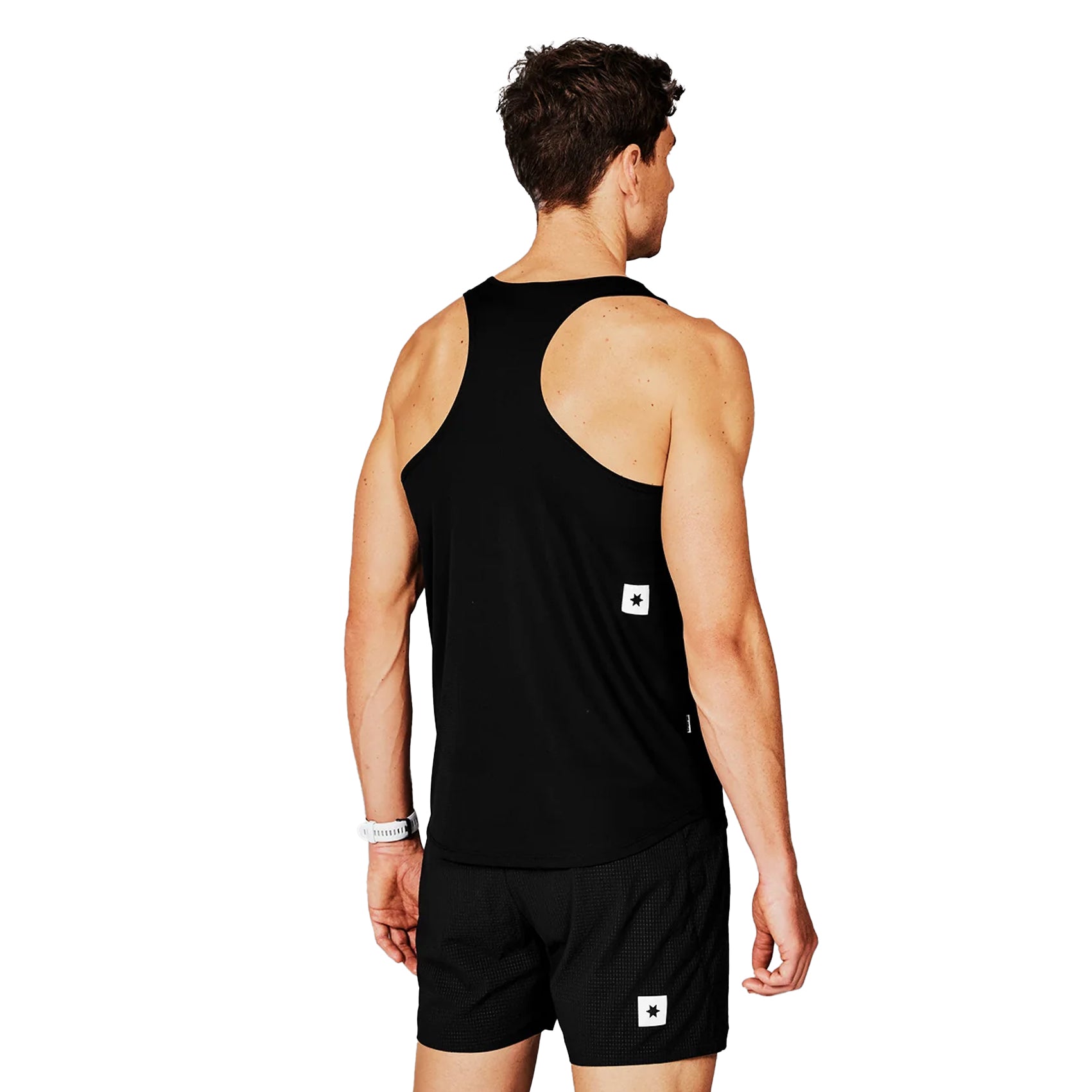 Men's Saysky Logo Flow Singlet - Lightweight Running Tank Top for Workout & Gym - Perfect for Marathon, Jogging, and Athletic Training