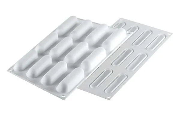 30-Cavity Silicone Finger Mold with Cutter - Perfect for Baking, Candy Making, and DIY Chocolate Crafts