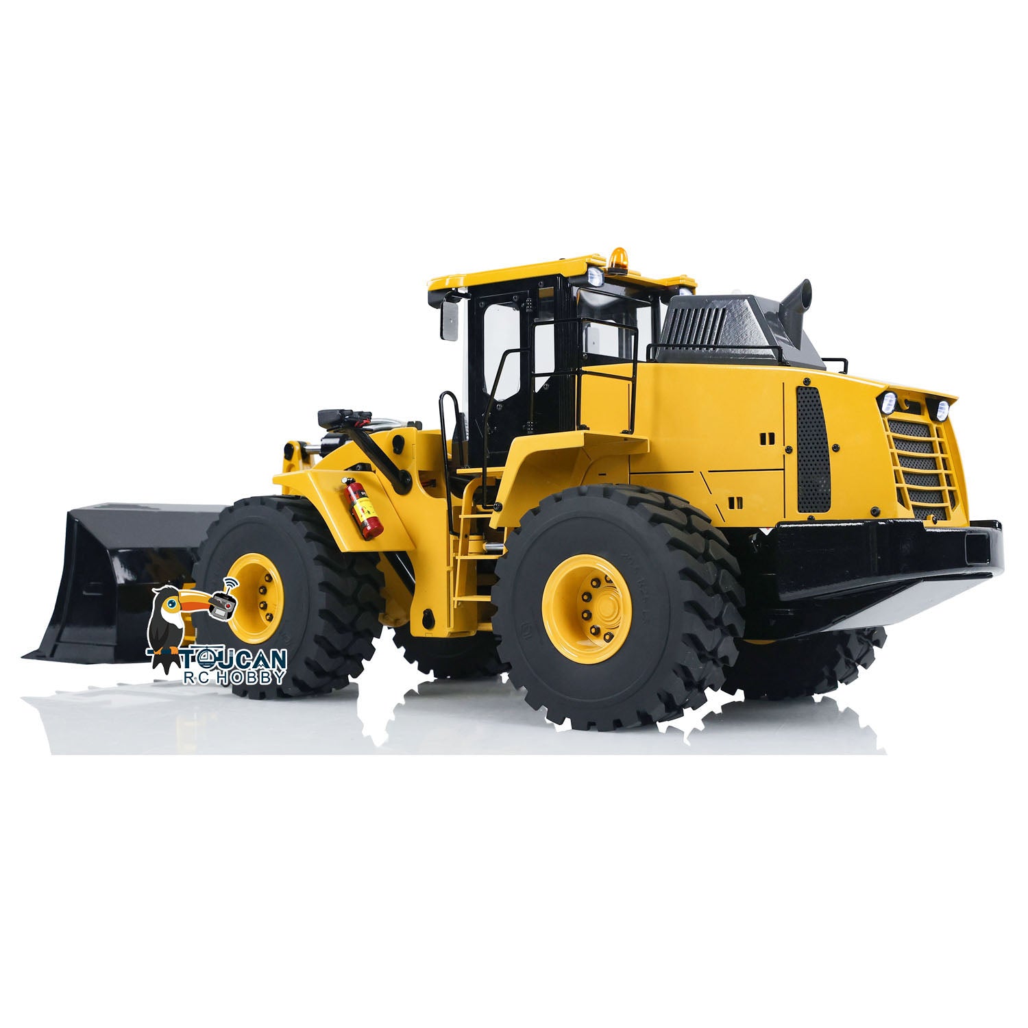1/14 Scale Metal 470 Hydraulic RC Heavy Duty Loader - Remote Control Construction Vehicle with Smoke, Sound & Light - Fully Assembled Wheel Loader Model for Construction Enthusiasts & Collectors - Perfect for RC Hobbyists, Construction Simulation & Display Collections