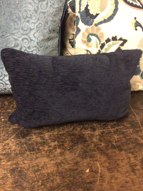 Ergonomic Dark Blue Lumbar Support Pillow for Office Chair & Car Seat - Memory Foam Back Cushion for Pain Relief, Posture Correction & Comfort - Perfect for Home, Work & Travel Use
