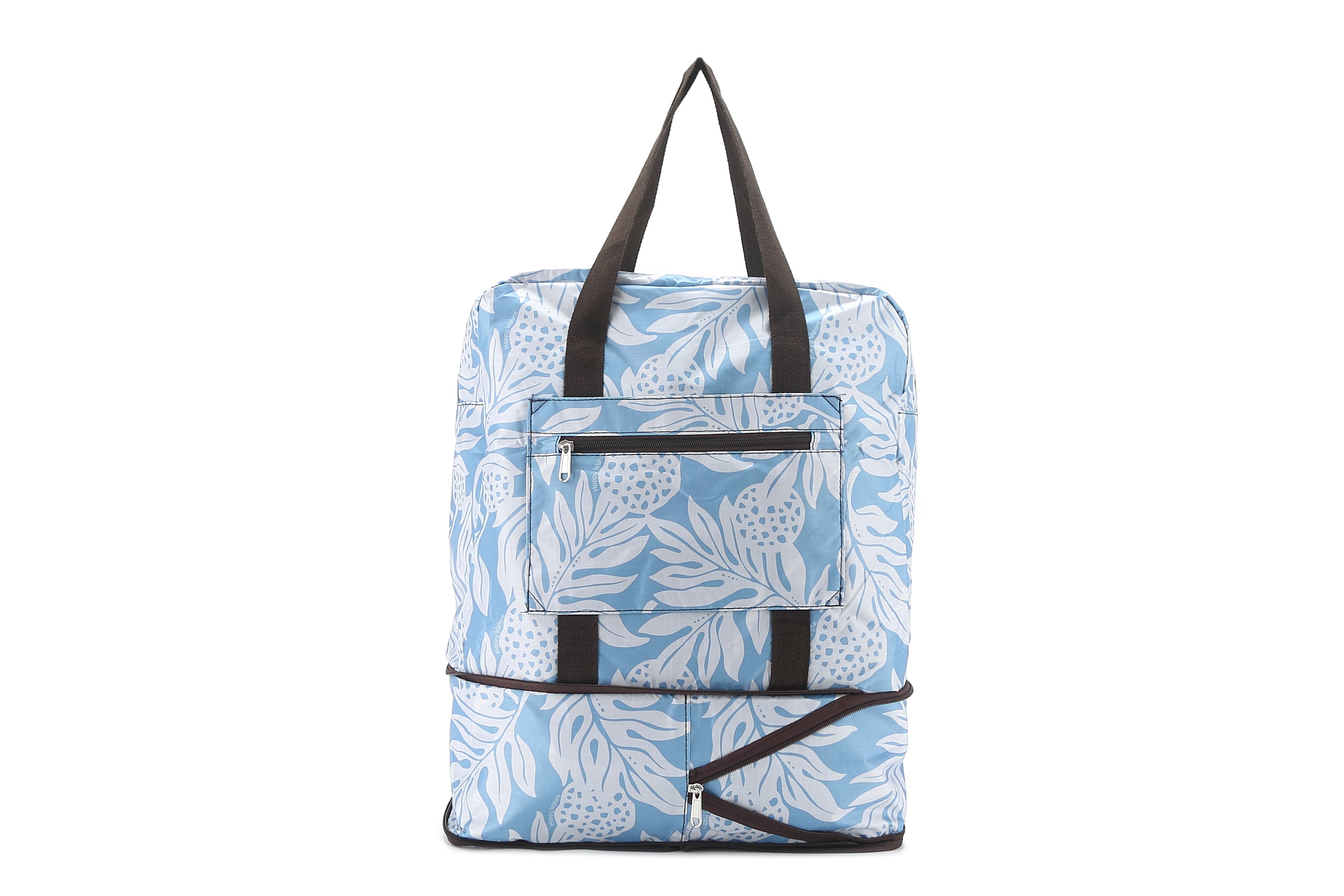 Foldable Duffle Bag for Travel & Gym - Water-Resistant Sophie Ulu Blue Carry-On Luggage | Perfect for Weekend Trips, Sports Gear & Workout Essentials