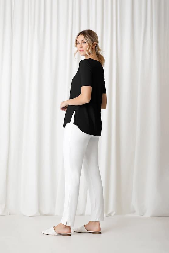 Women's Classic Relaxed T-Shirt with Short Sleeves - Comfortable Casual Tee for Everyday Wear, Lounge, and Outings
