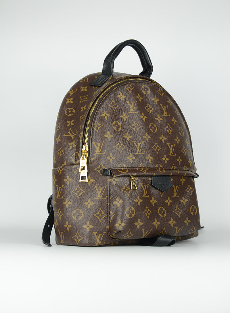 Brown Monogram Backpack for Women & Men - Stylish & Durable Daypack for Travel, Work, School & Outdoor Adventures