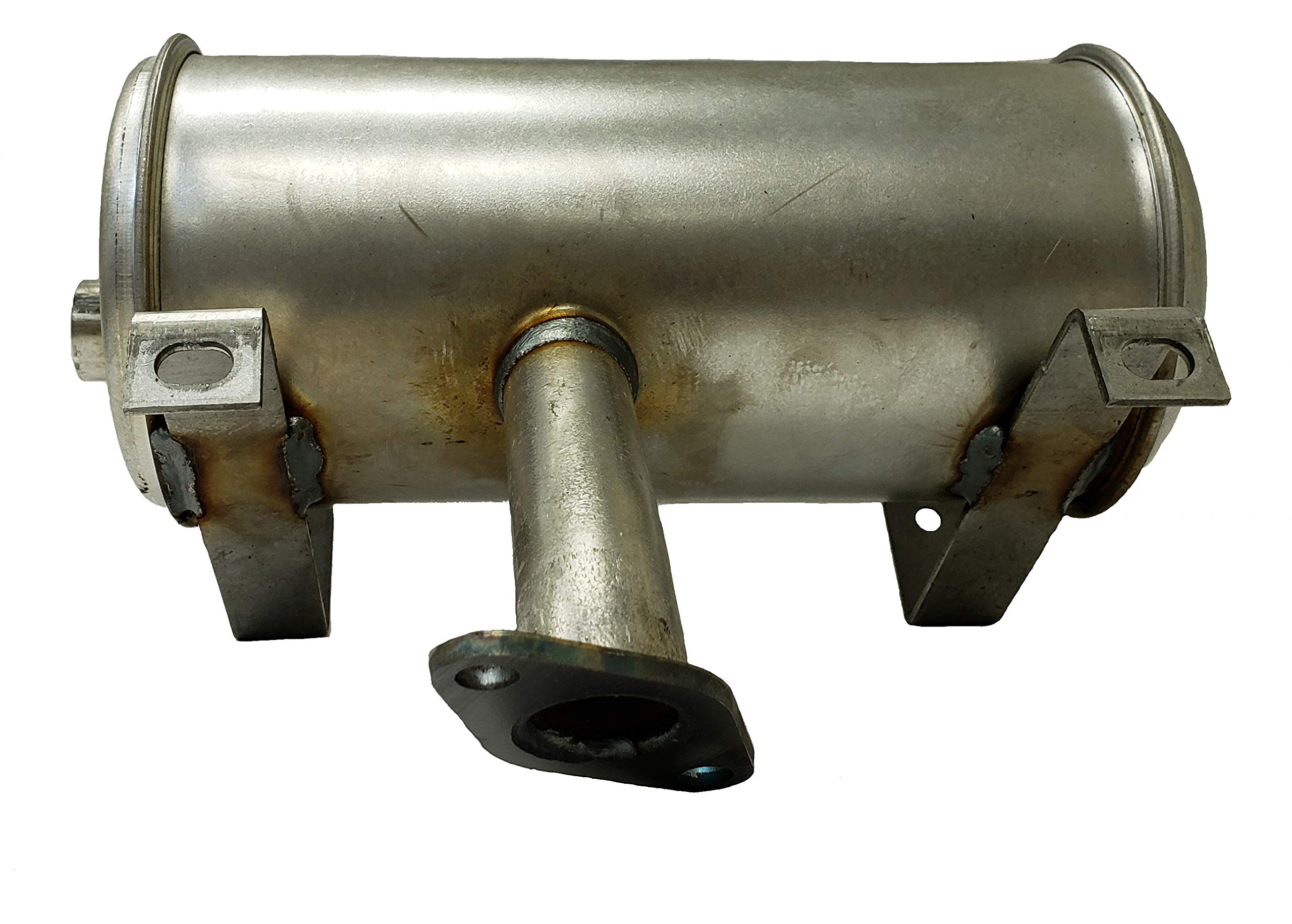 John Deere Original Equipment Muffler AM122848 - Compatible with Tractors & Lawn Mowers - Perfect for Engine Noise Reduction & Maintenance