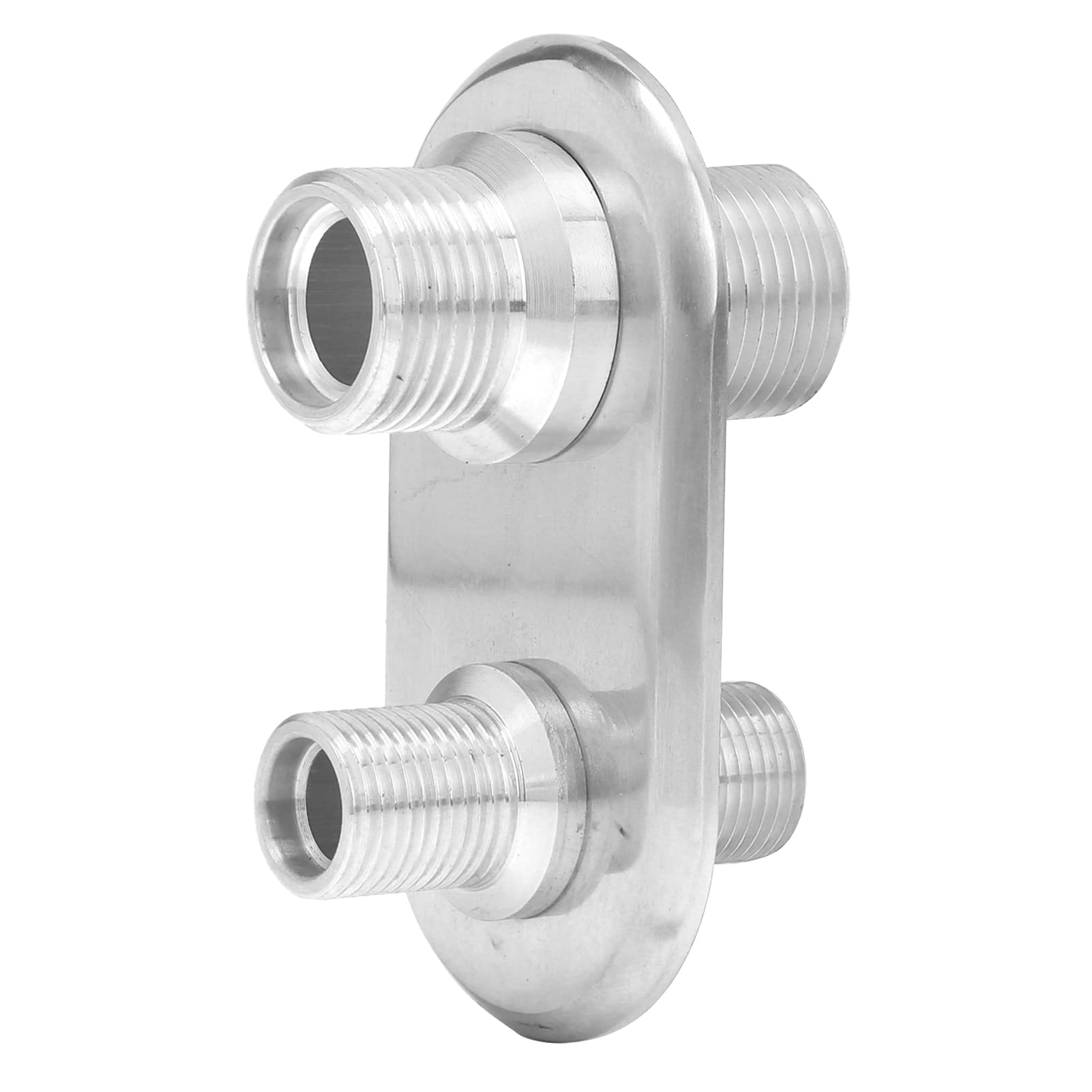 Universal Car AC Bulkhead Connector - High Performance Auto Air Conditioner Replacement for Modification & Hot Rod (Silver) | Perfect for Custom Car Builds, AC System Upgrades & Performance Vehicles