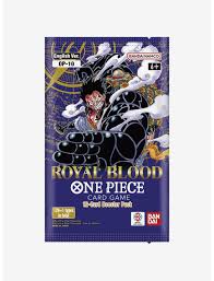 One Piece Royal Blood Sleeved Booster Pack - Official Anime Trading Cards for Collectors & Players | Perfect for Game Nights, Tournaments & Anime Merch Displays