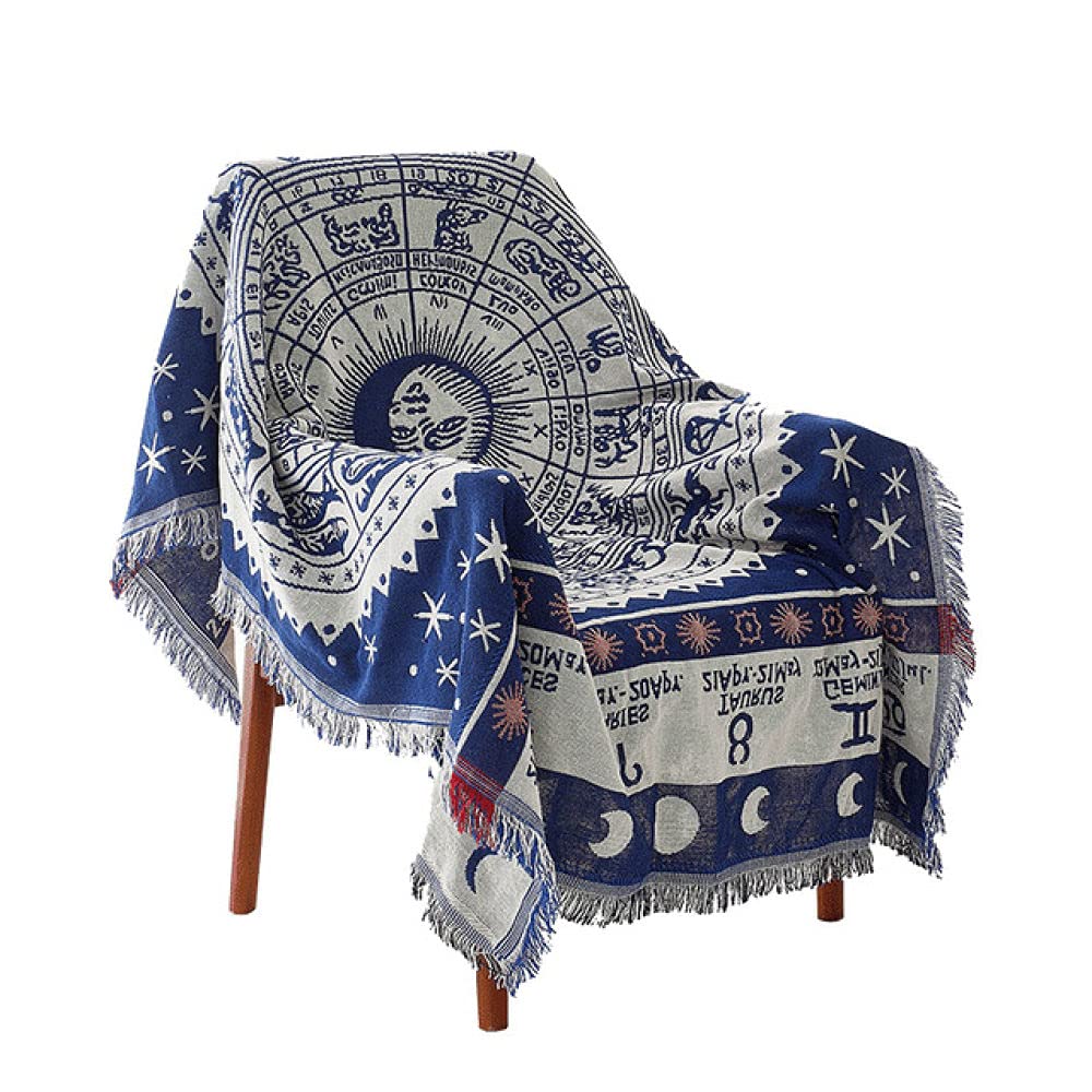 Soft Jacquard Tassel Throw Blanket - 51