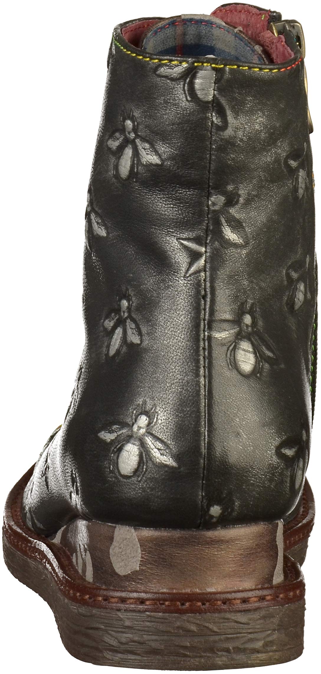 Laura Vita Women's Combat Boots - Stylish Ankle Boots for Women, Chunky Heel, Lace Up, Punk Gothic Fashion - Perfect for Daily Wear, Street Style & Night Out