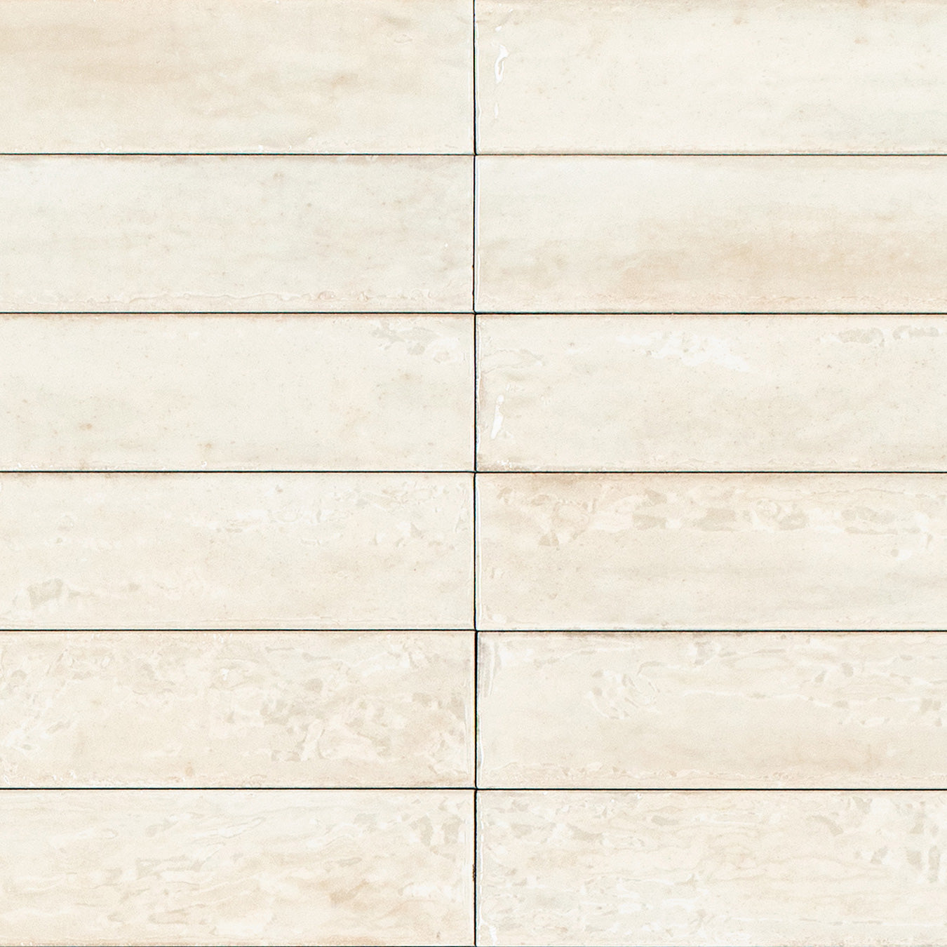 Magnolia Zellige Subway Tiles - Handmade Ceramic Wall & Backsplash Tiles for Kitchen, Bathroom, and Shower Decor