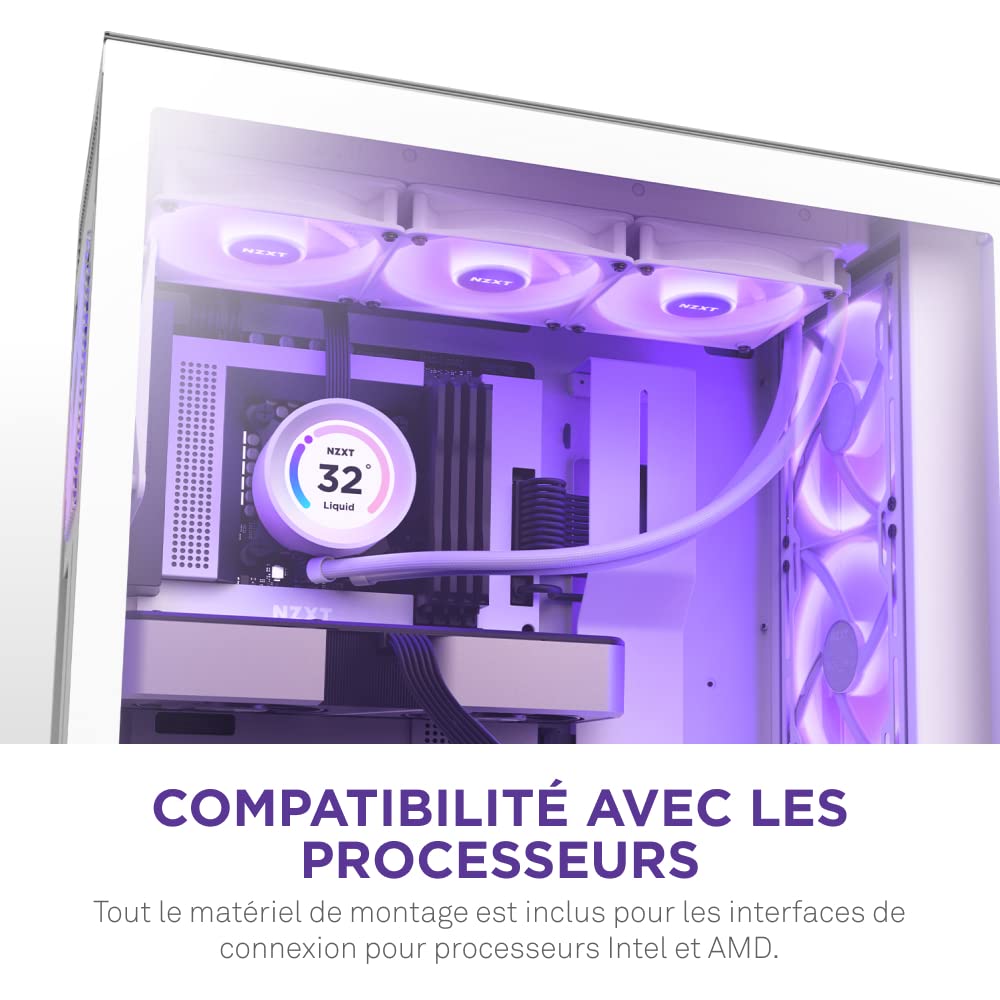 NZXT Kraken Elite RGB 360mm AIO Liquid CPU Cooler with 2.36