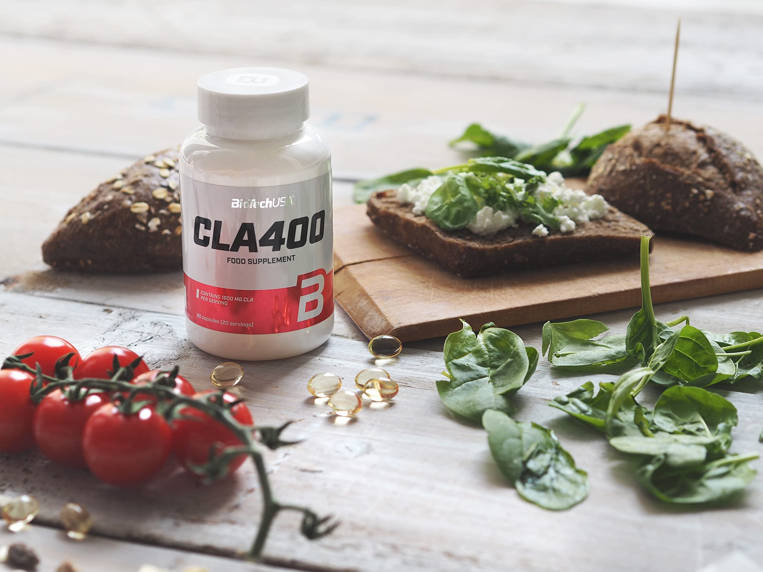 BioTechUSA CLA 400 - 80 Capsules for Weight Loss & Fat Burning | Supports Lean Muscle Growth | Ideal for Fitness & Bodybuilding