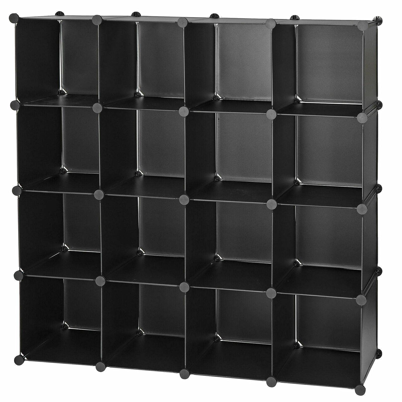 16 Cube Closet Organizer - Storage Shelves & Cabinet for Clothes, Shoes, Books | Perfect for Bedroom, Nursery, Office & Dorm Organization