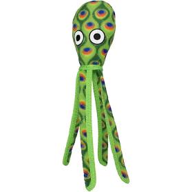 Tuffy® Ocean Creature Squid Dog Toy - Durable Green Chew Toy for Aggressive Chewers | Perfect for Beach Trips & Water Play