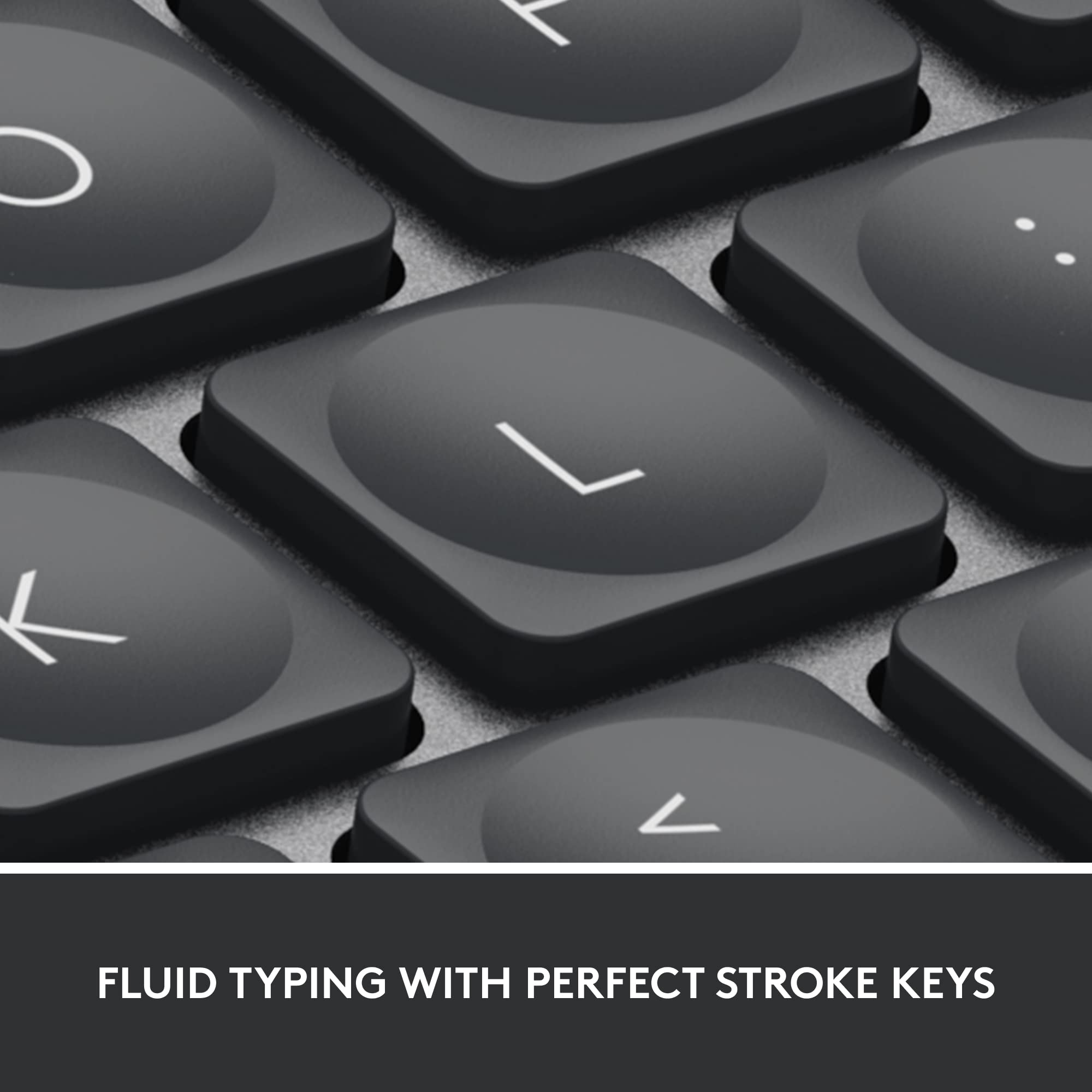 Logitech MX Keys Mini Wireless Keyboard & Lift Vertical Ergonomic Mouse Combo - Bluetooth/USB, Backlit Keys, Quiet Typing for Windows, Mac, iPad - Perfect for Office, Home & Travel Use - Graphite
