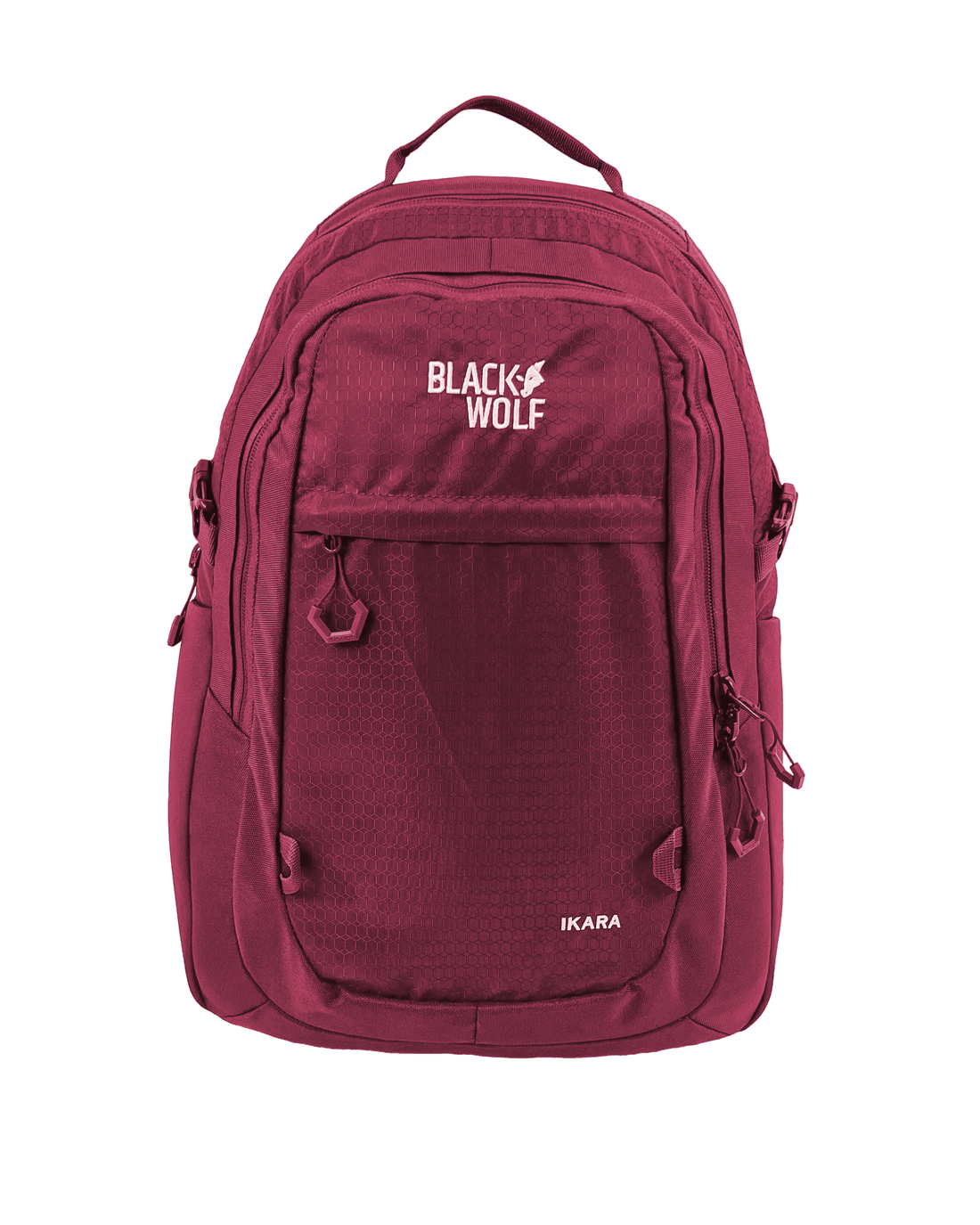 Black Wolf Ikara 23L Hiking Backpack - Durable Travel Backpack for Men & Women, Lightweight Daypack with Multiple Pockets, Water-Resistant Tibetan Red Outdoor Backpack for Camping, Trekking & Daily Use