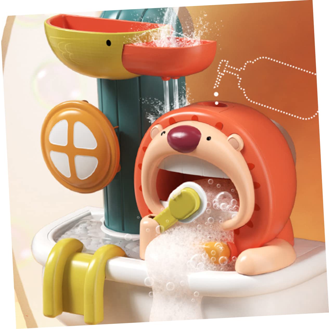 VICASKY 3 Sets Bath Toys for Toddlers - Waterproof Plastic Bathtub Toys for Kids, Floating Water Games Fun for Baby Bath Time & Pool Play