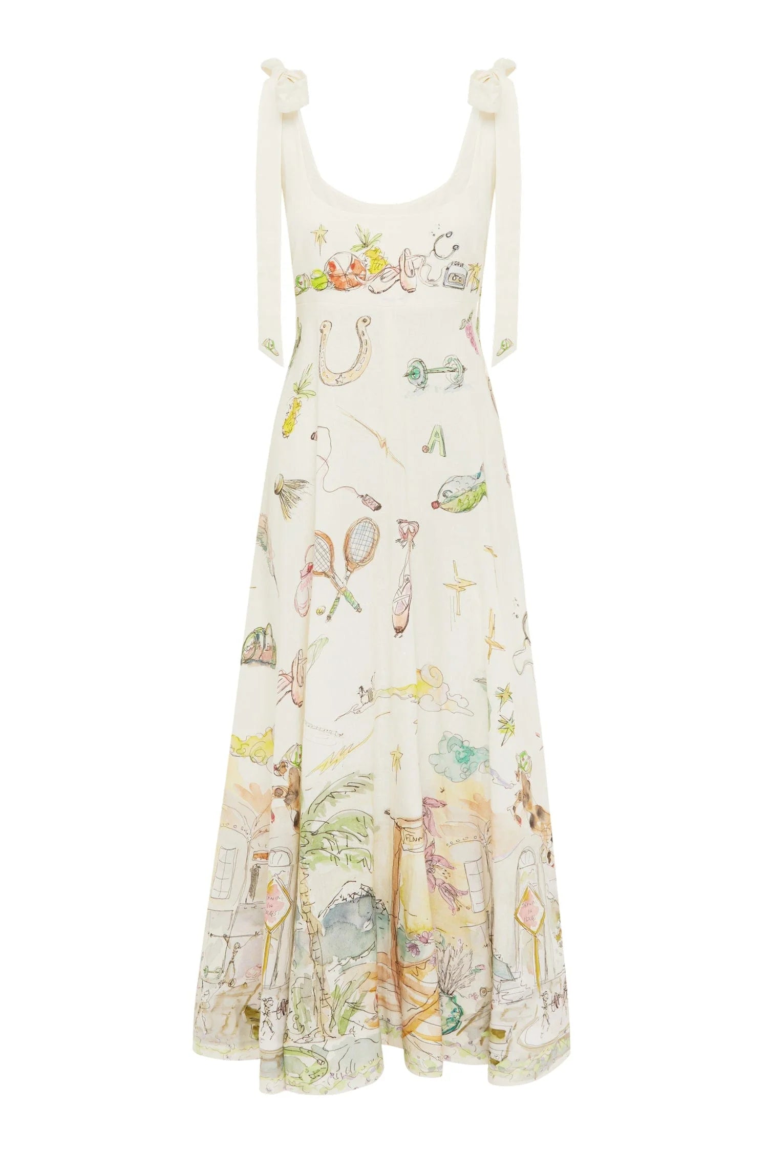 ANOUK Women's Ballet Sundress - Flowy Summer Dress for Beach, Vacation & Casual Wear | Lightweight & Comfortable