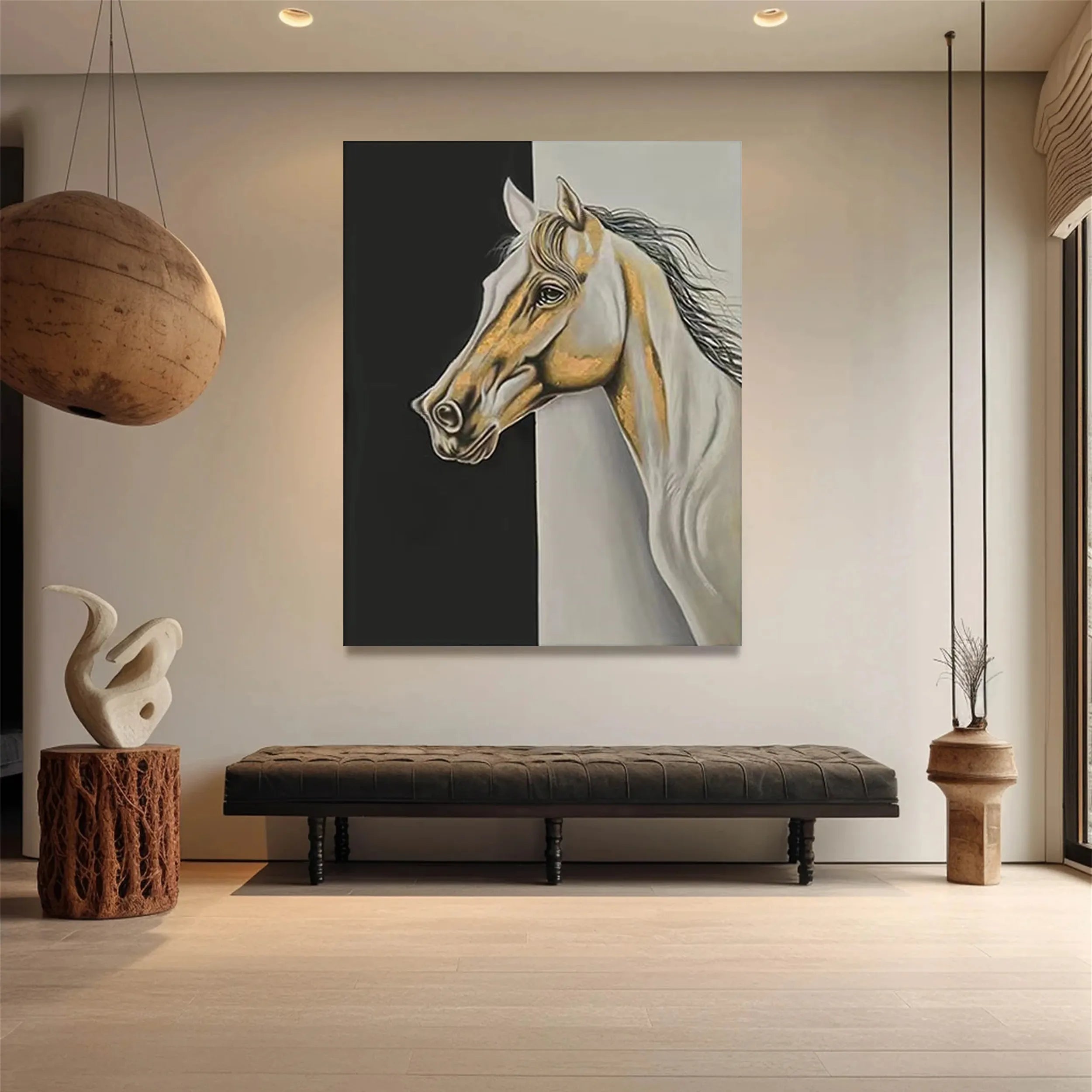 Animal Art Painting #AP014 - Handmade Canvas Wall Decor for Living Room, Bedroom & Office - Perfect Gift for Pet Lovers & Home Decor