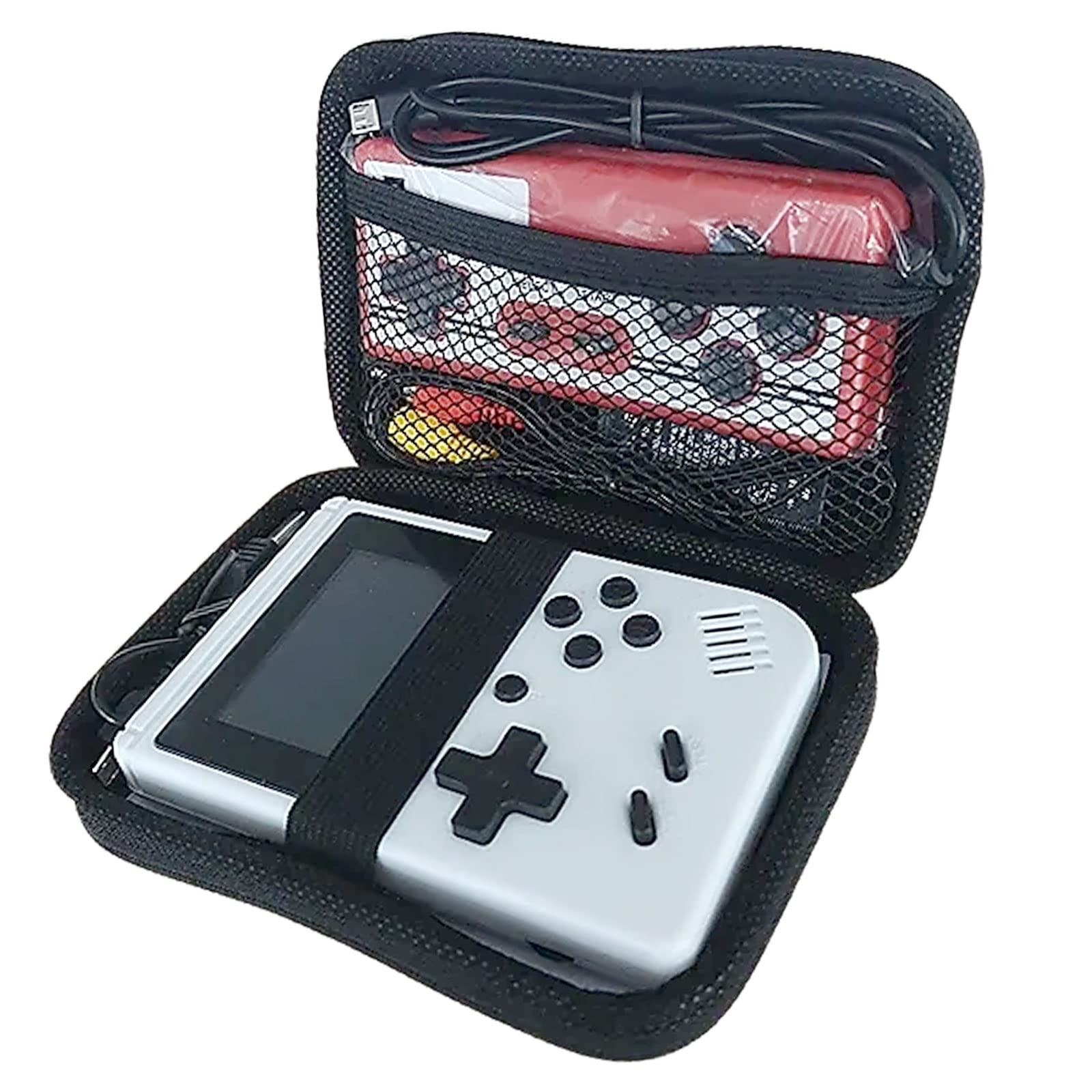 Retro Handheld Game Console - Mini Arcade Machine with 400 Built-in Classic FC Games, Portable Video Game Player for Kids & Adults, Gameboy Style with TV Output - Perfect for Travel, Gifts & Family Entertainment (White)
