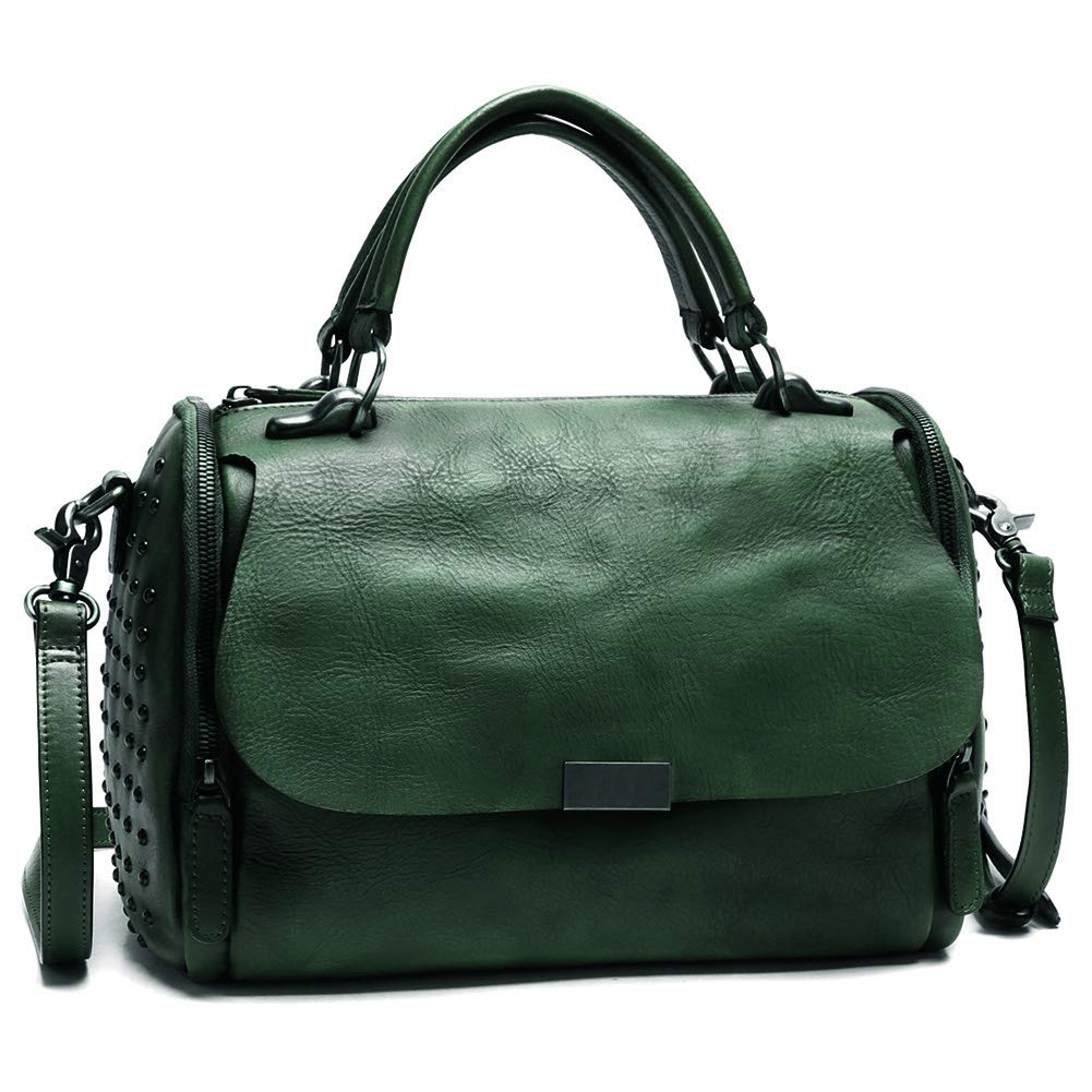 Genuine Leather Purses for Women - Vintage Handmade Leather Top Handle Shoulder Bag & Crossbody Satchel - Perfect for Work, Travel & Everyday Use