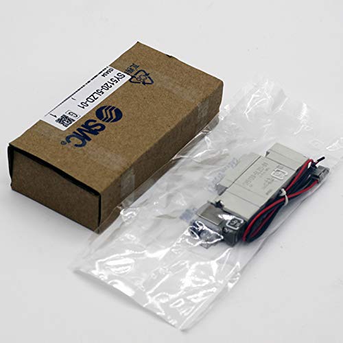 SMC SY7320-4LZD-02 5 Port Rubber Seal Solenoid Valve 220VAC - Industrial Automation, Pneumatic Control Systems, Water Treatment & HVAC Applications