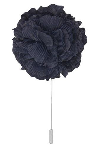 Premium Cotton Lapel Pin - Mission Blue - Elegant Lapel Accessory for Suits, Blazers & Formal Events
