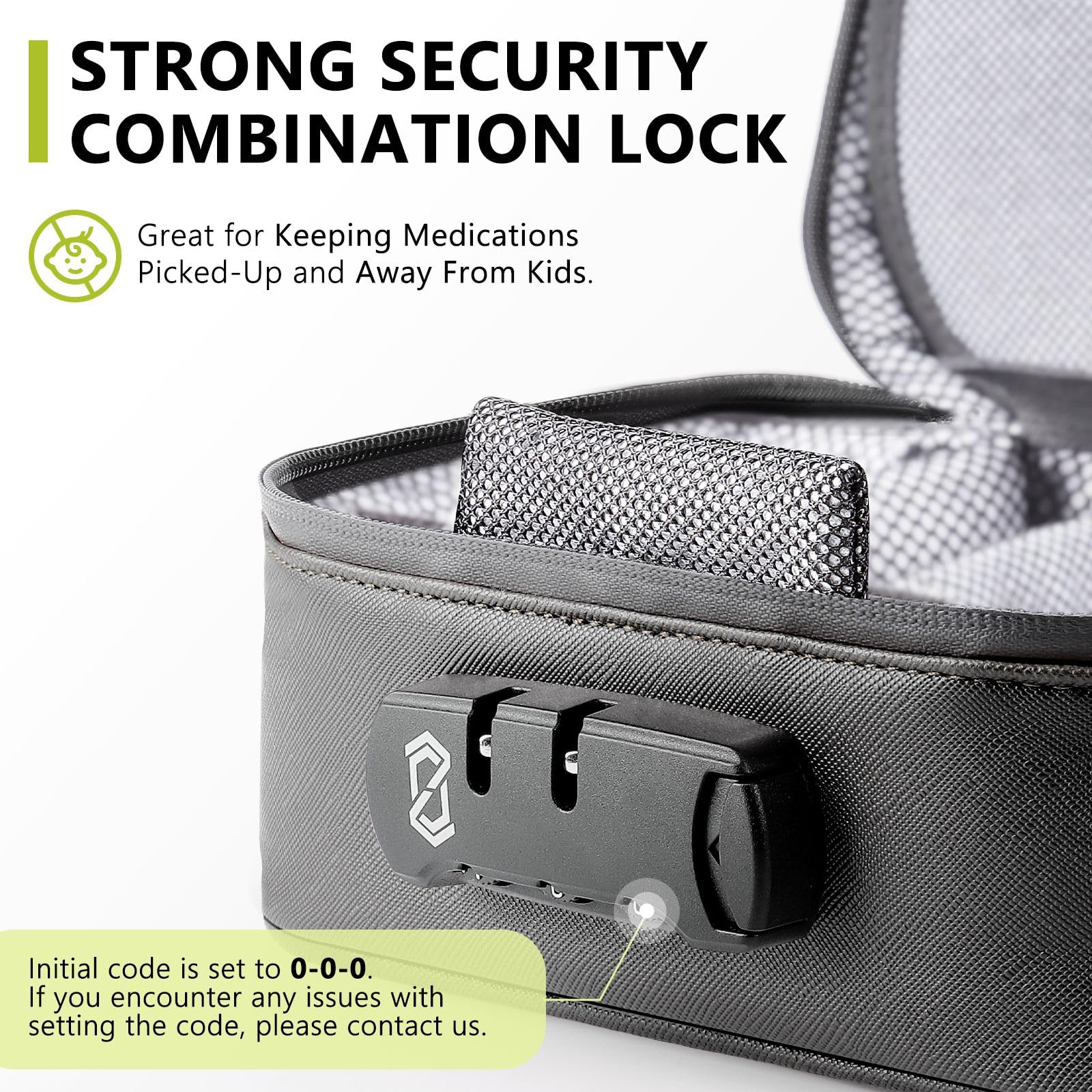 Smell Proof Lock Bag - Odorless Storage for Tobacco, Medicine & Gifts | Travel & Home Use