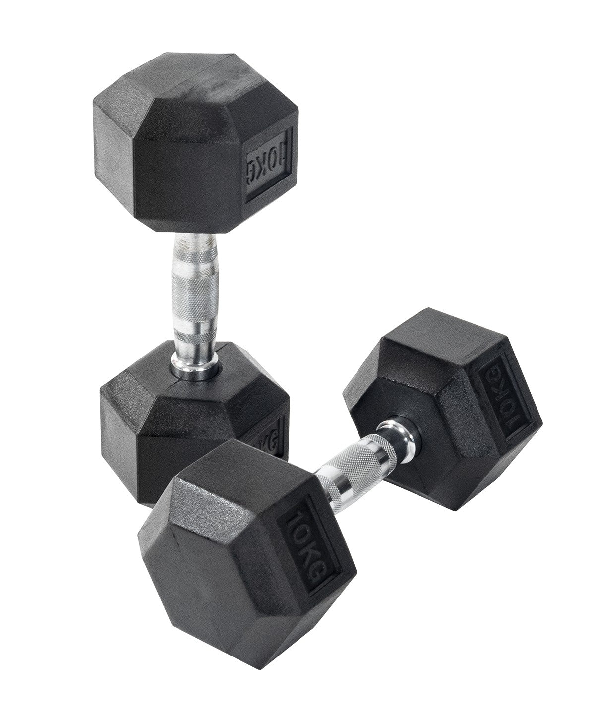 Premium Rubber Hex Dumbbells for Home Gym - Non-Slip Weight Lifting Equipment for Strength Training & CrossFit Workouts