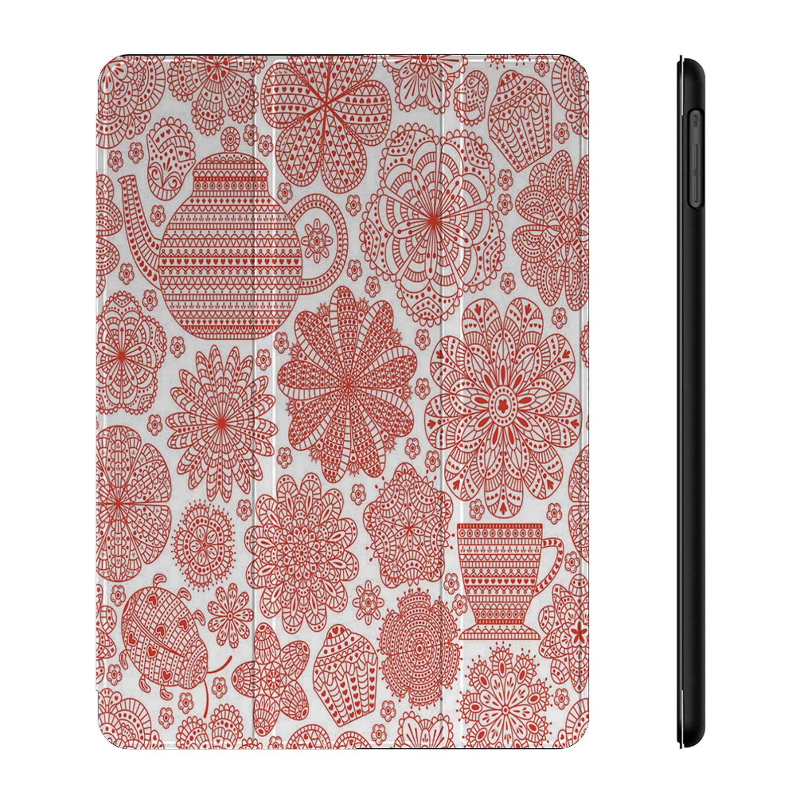 Premium Trifold Stand Smart Case for iPad Air 5th/4th Generation (2022/2020) - Auto Sleep/Wake, Pencil Holder & Teapot Design - Perfect for Work, Study & Travel