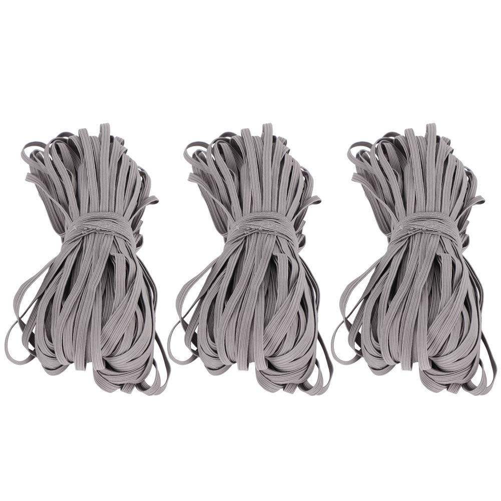 High Elastic Flat Rubber Band for DIY Clothes - Stretchable Rope & Ribbon for Sewing, Crafting, Waistbands, Hair Ties, and Clothing Accessories