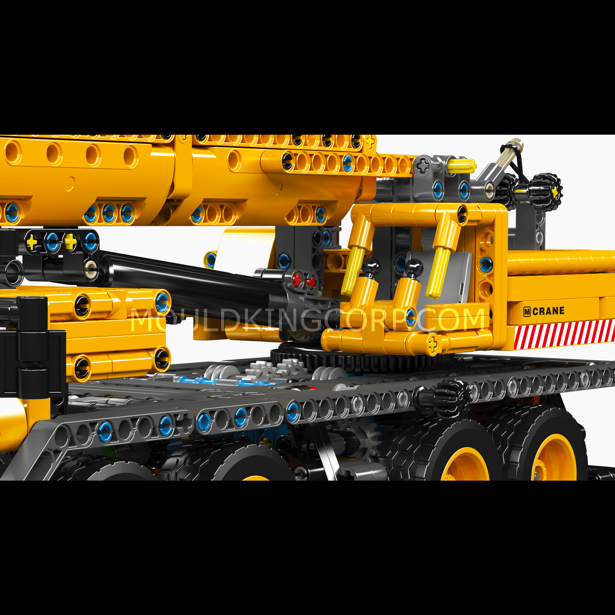 Mould King 17058 Mobile Crane Model Building Set - 997 Pcs STEM Construction Toy for Adults & Kids - Perfect for Engineering Enthusiasts & DIY Projects