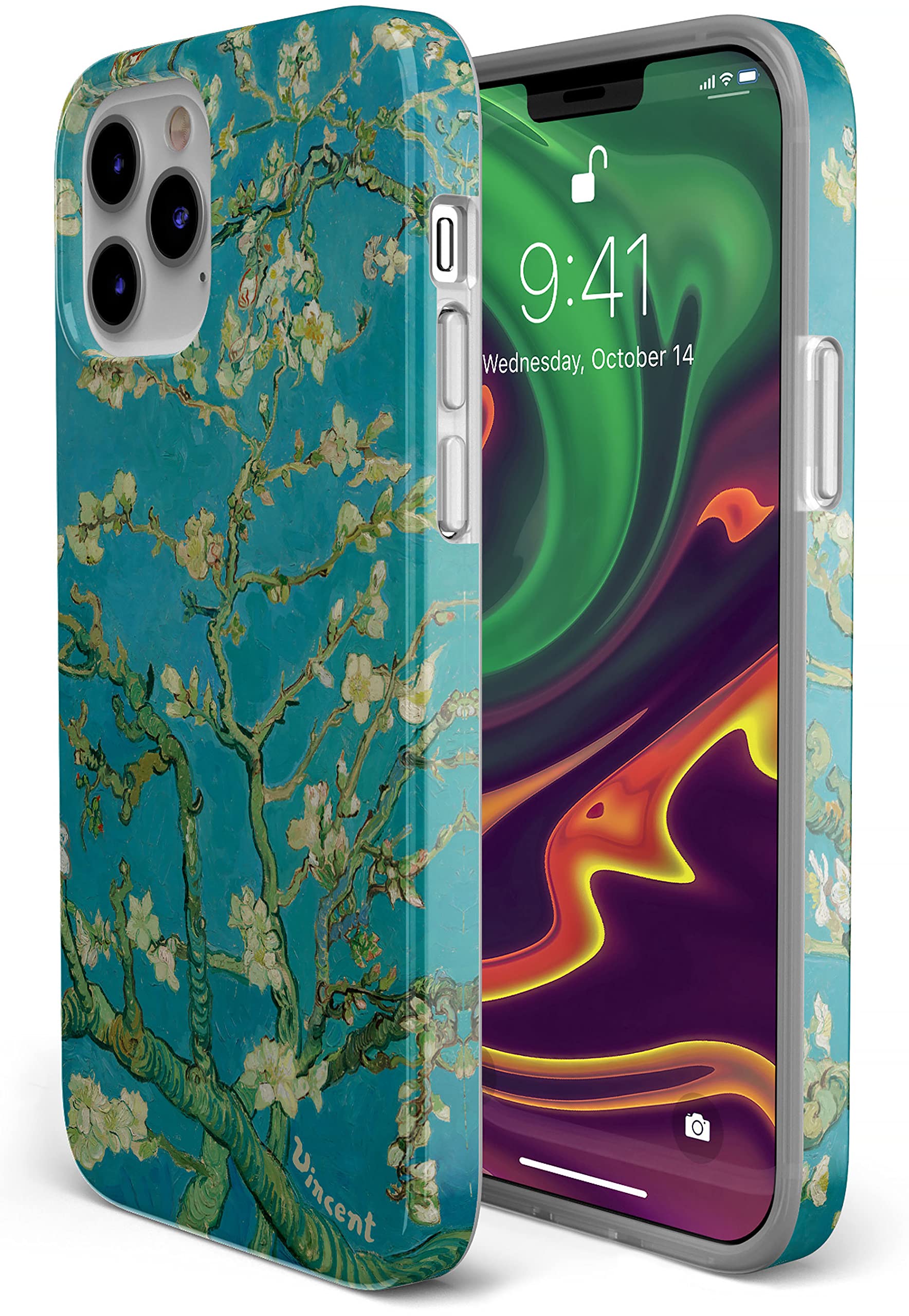 Casely iPhone 11 Pro Max Case - Van Gogh Almond Blossom Floral Design Protective Phone Cover | Perfect for Daily Use, Travel & Gift Giving