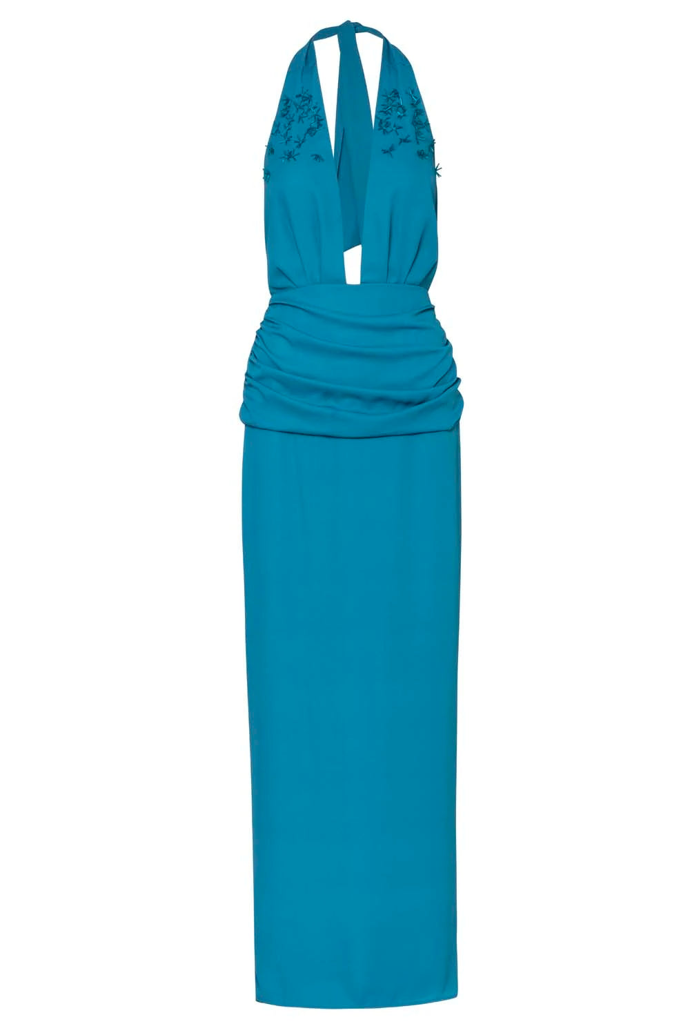 Dune Maxi Dress for Women - Aquamarine Blue Flowy Beach Dress | Perfect for Summer Vacations, Beach Parties & Boho Outfits
